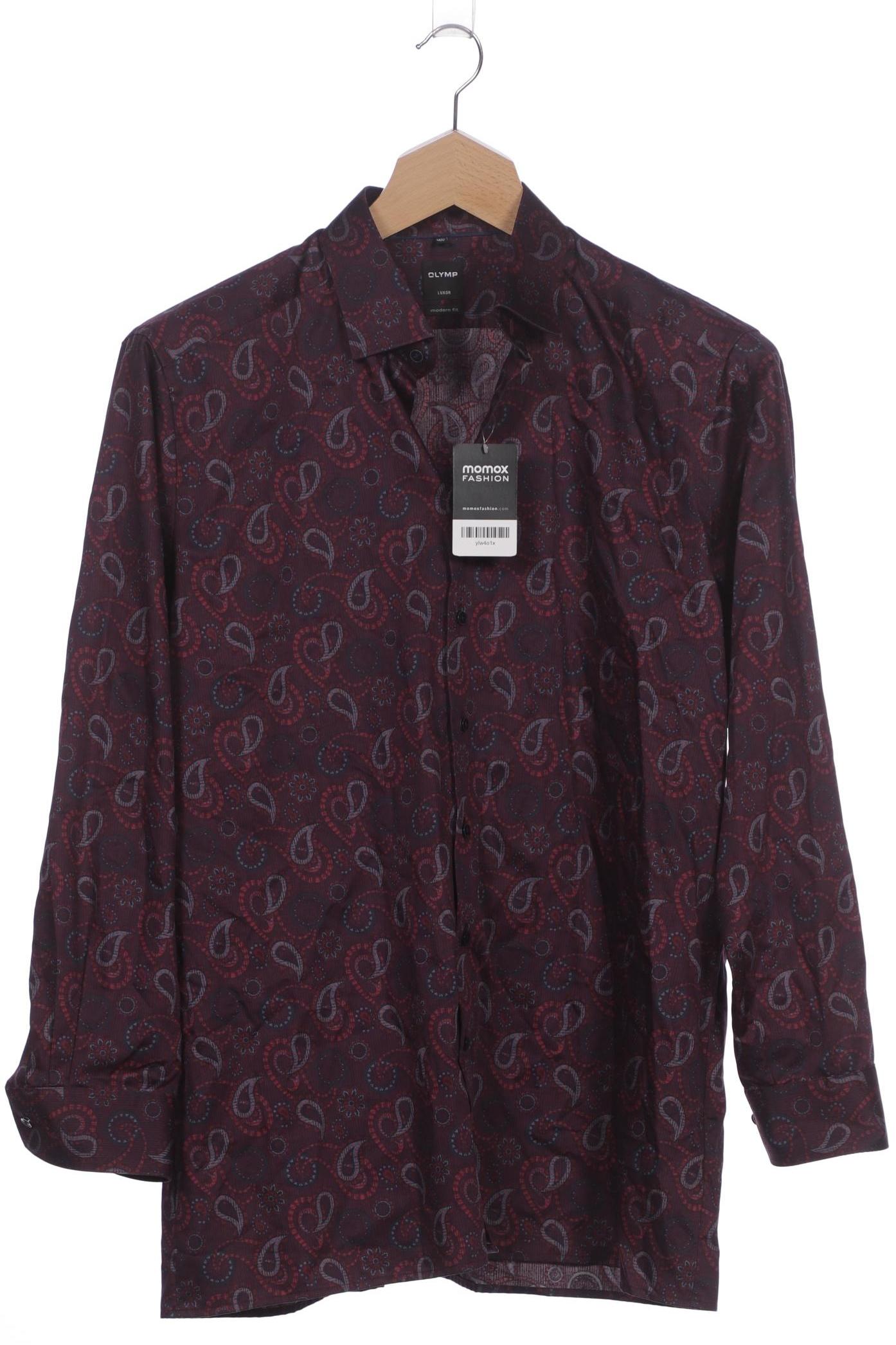 

Olymp Herren Hemd, bordeaux, Gr. 56