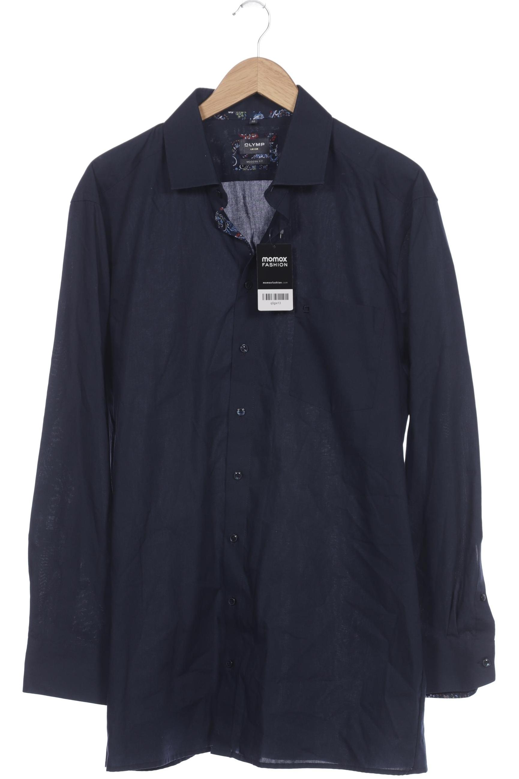 

Olymp Herren Hemd, marineblau, Gr. 56