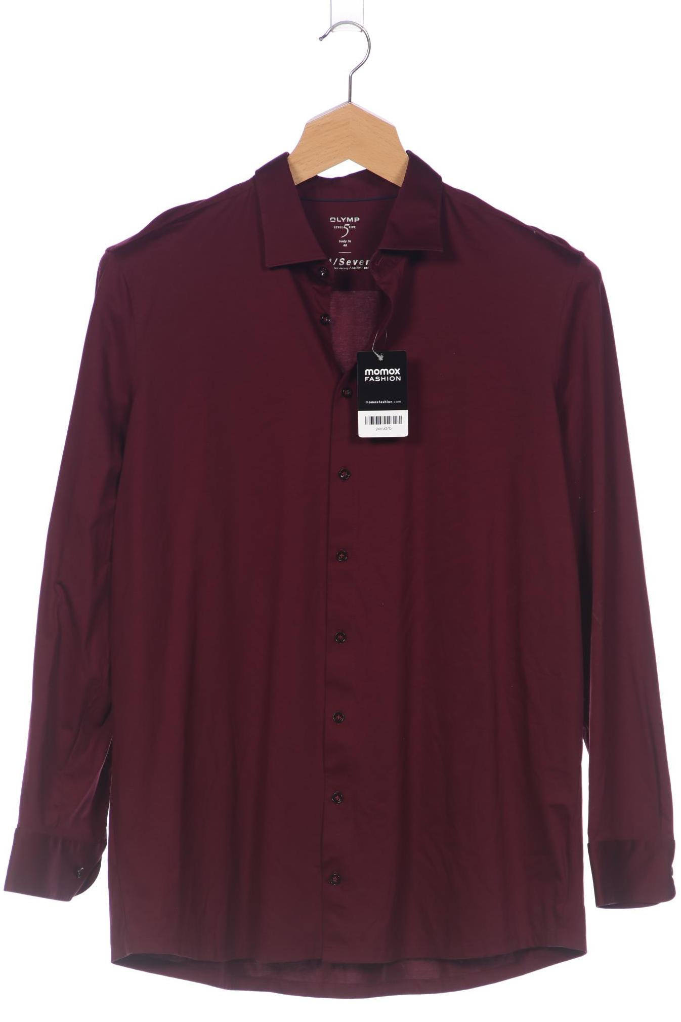 

Olymp Herren Hemd, bordeaux, Gr. 56