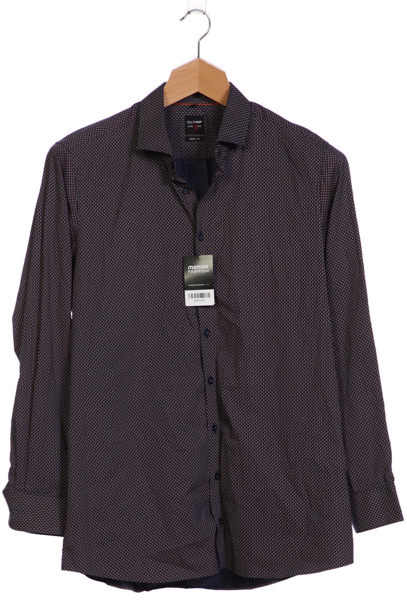 

Olymp Herren Hemd, marineblau, Gr. 46