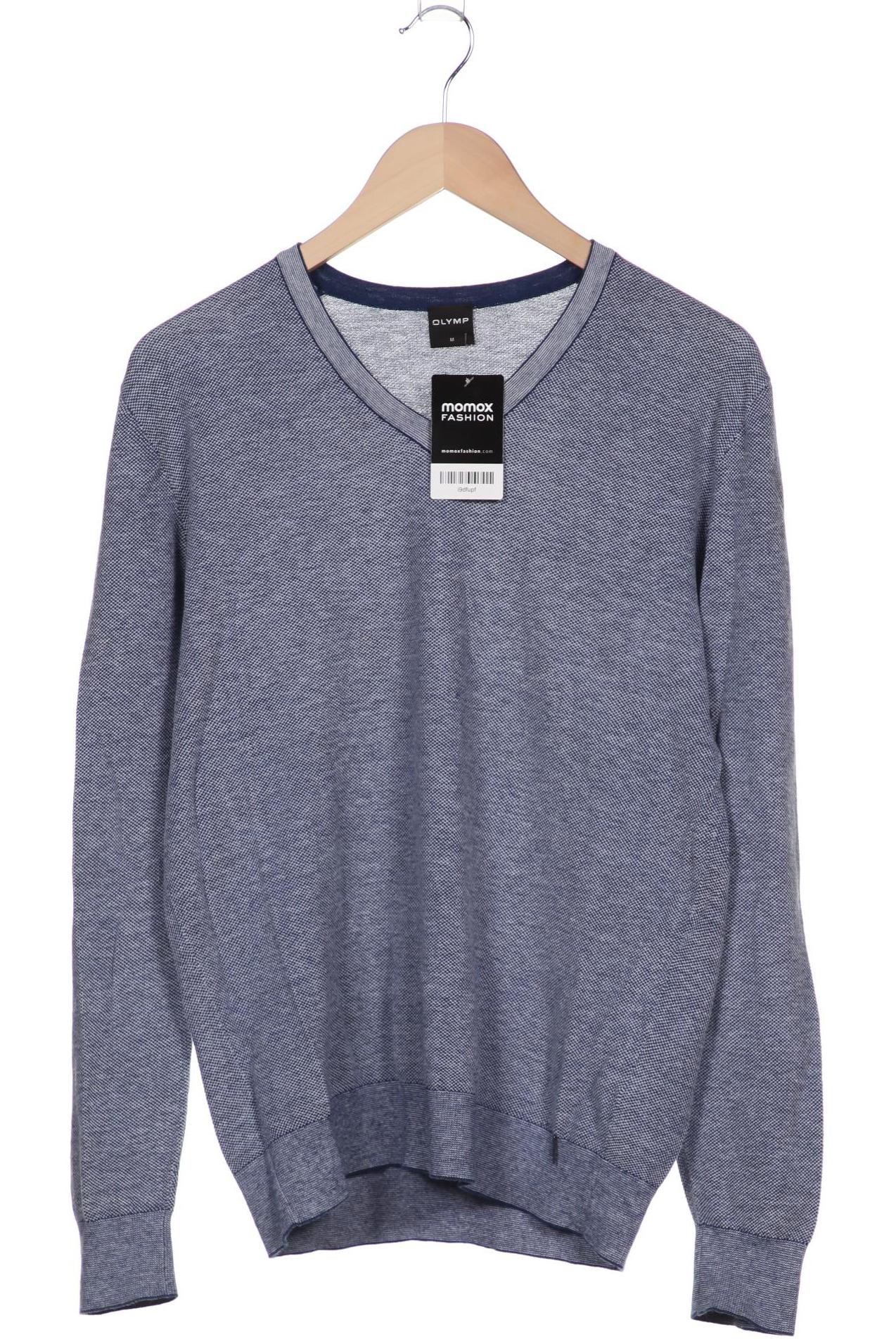 

Olymp Herren Langarmshirt, marineblau, Gr. 48