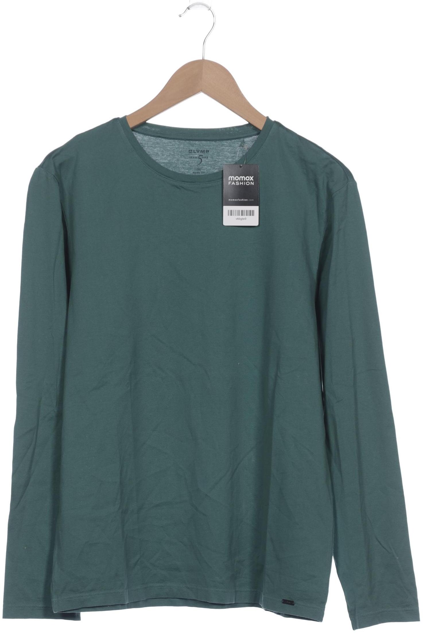 

Olymp Herren Langarmshirt, türkis, Gr. 48