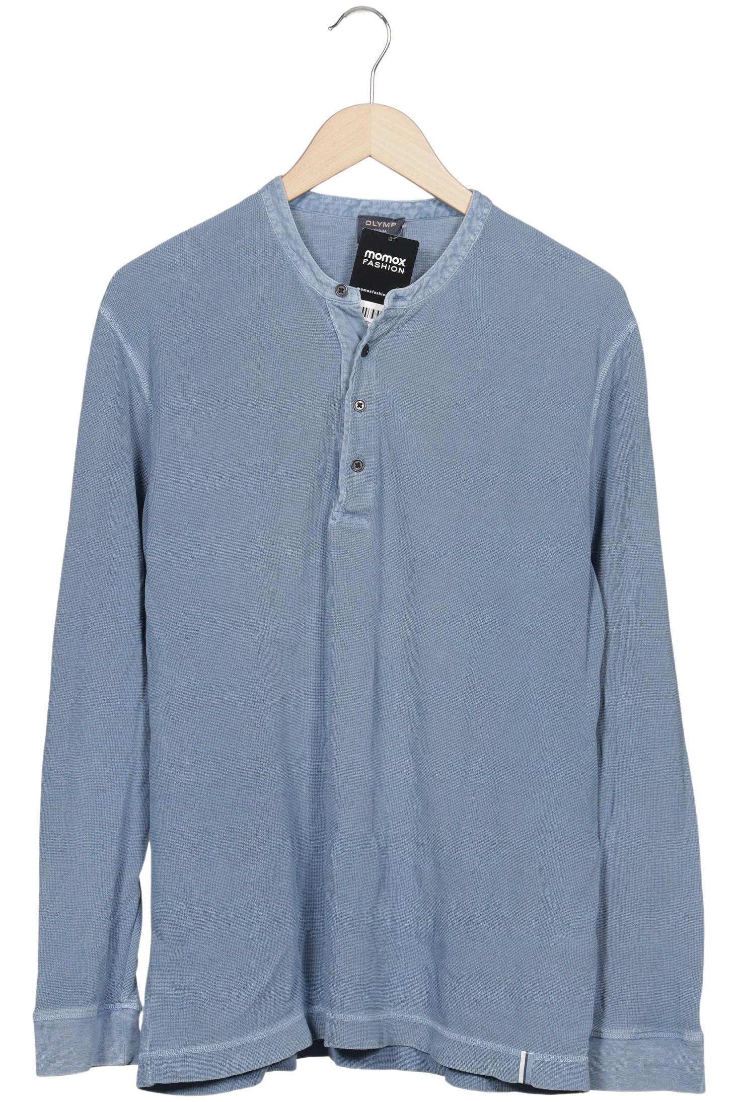 

Olymp Herren Langarmshirt, hellblau, Gr. 52