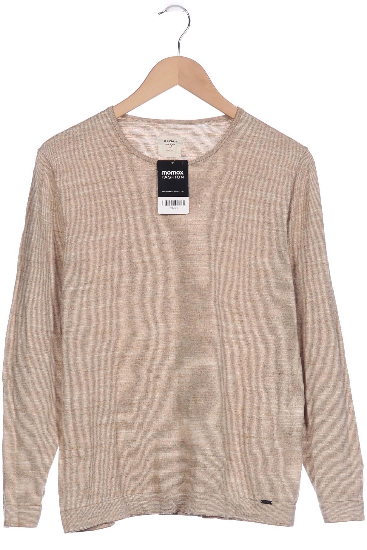 

Olymp Herren Langarmshirt, beige, Gr. 52