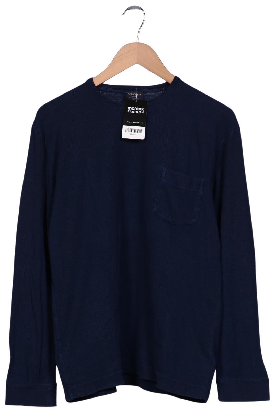 

Olymp Herren Langarmshirt, marineblau, Gr. 46