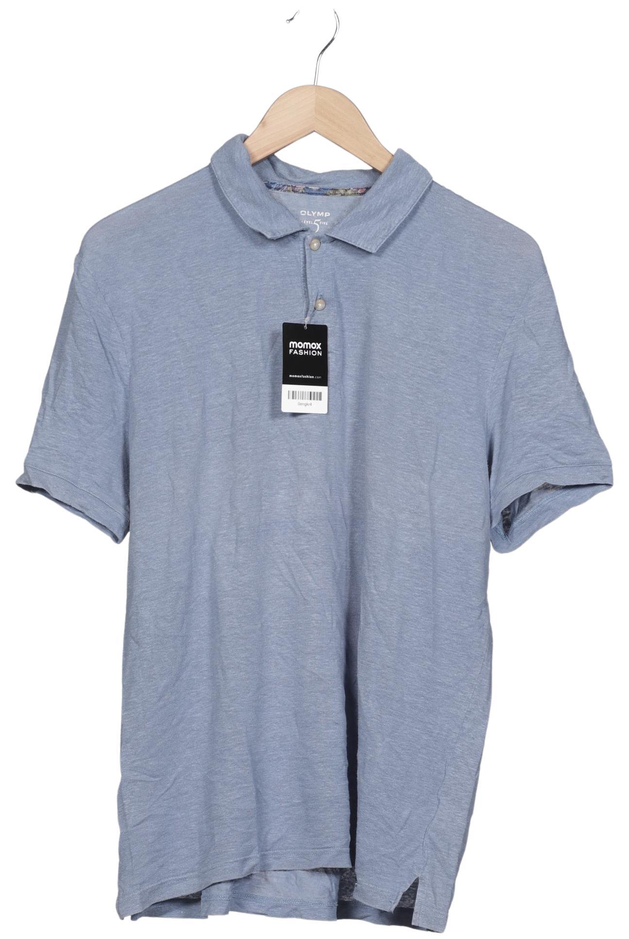 Thumbnail - Olymp Herren Poloshirt, hellblau, Gr. 54