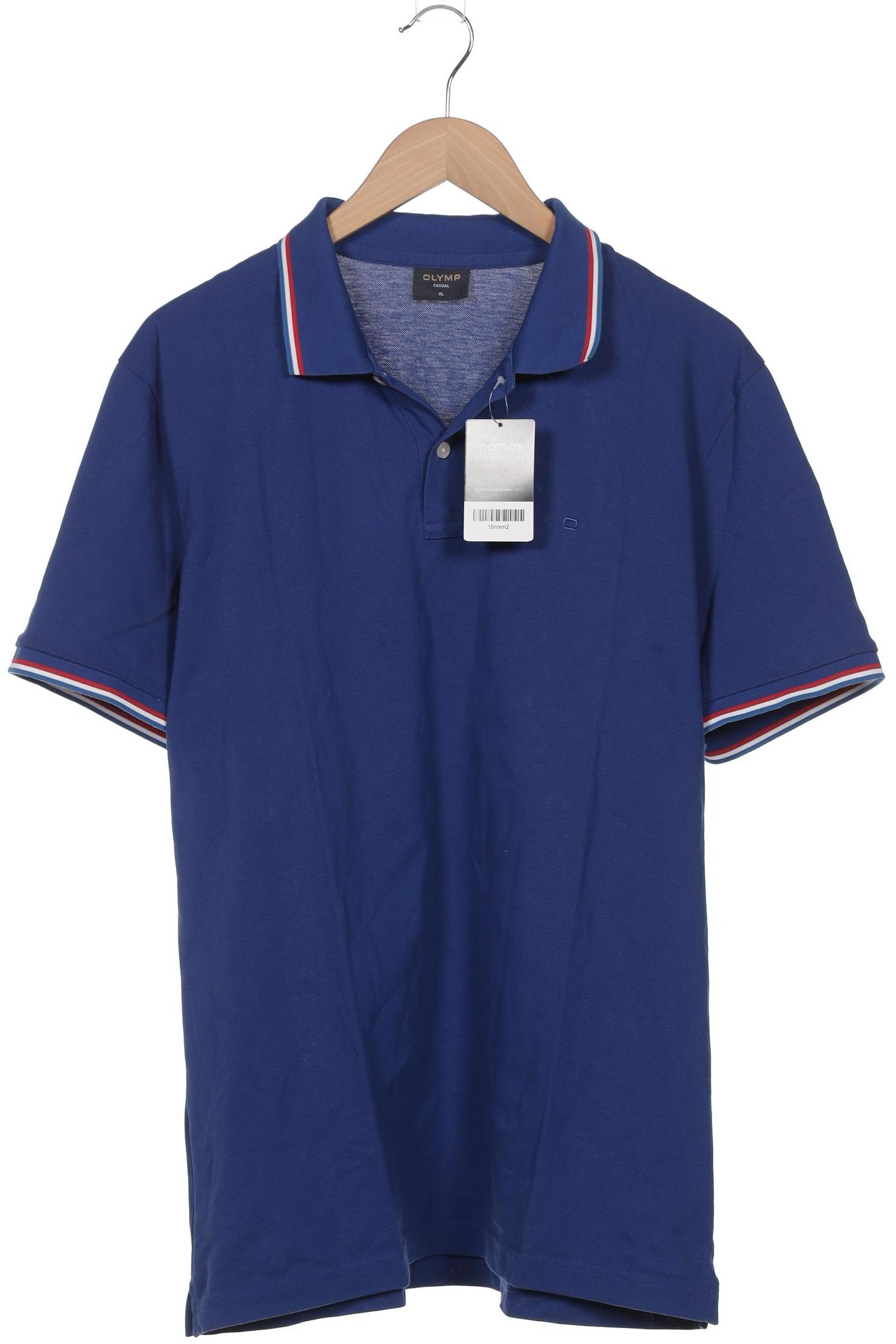 

Olymp Herren Poloshirt, blau, Gr. 54