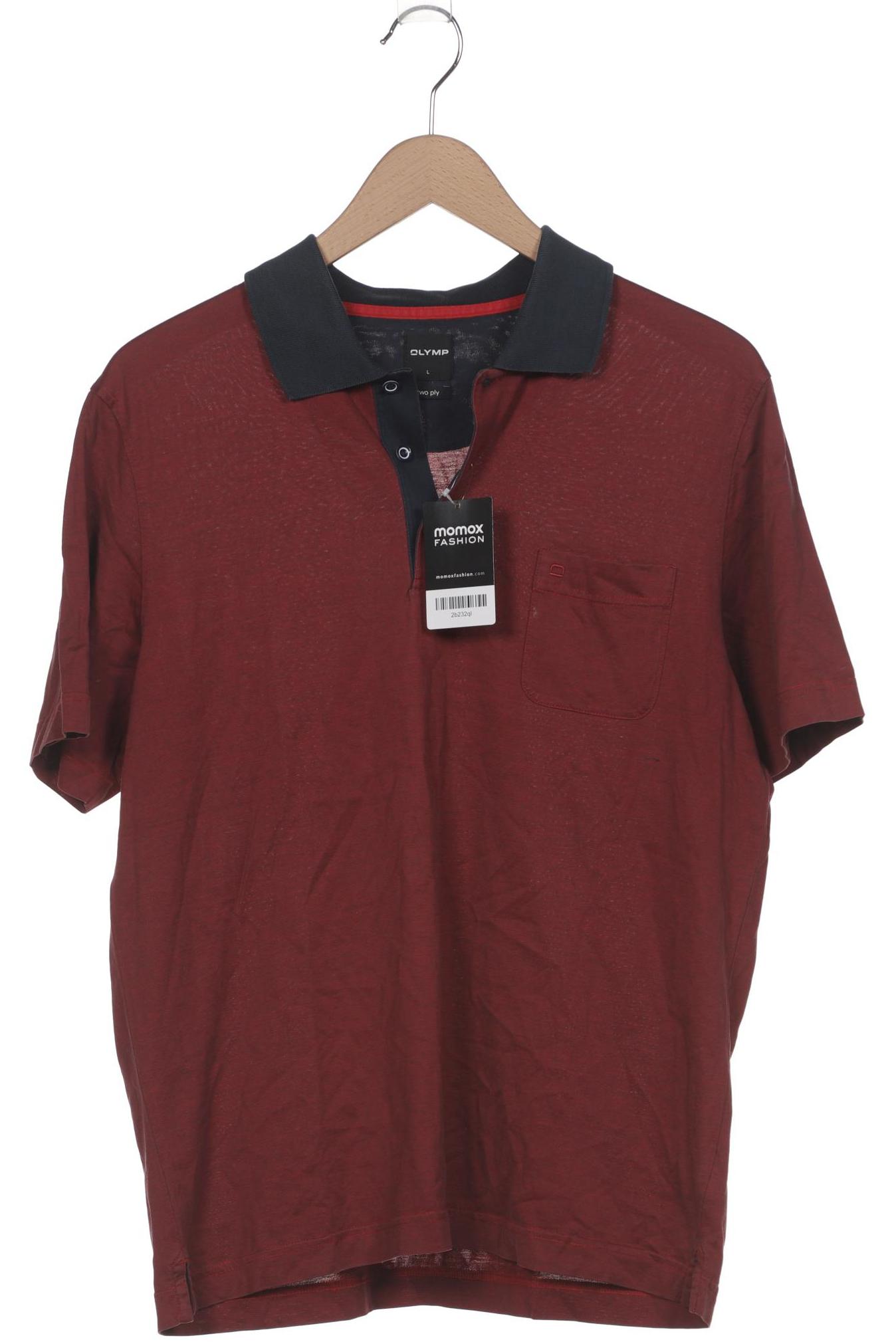 

Olymp Herren Poloshirt, bordeaux, Gr. 52