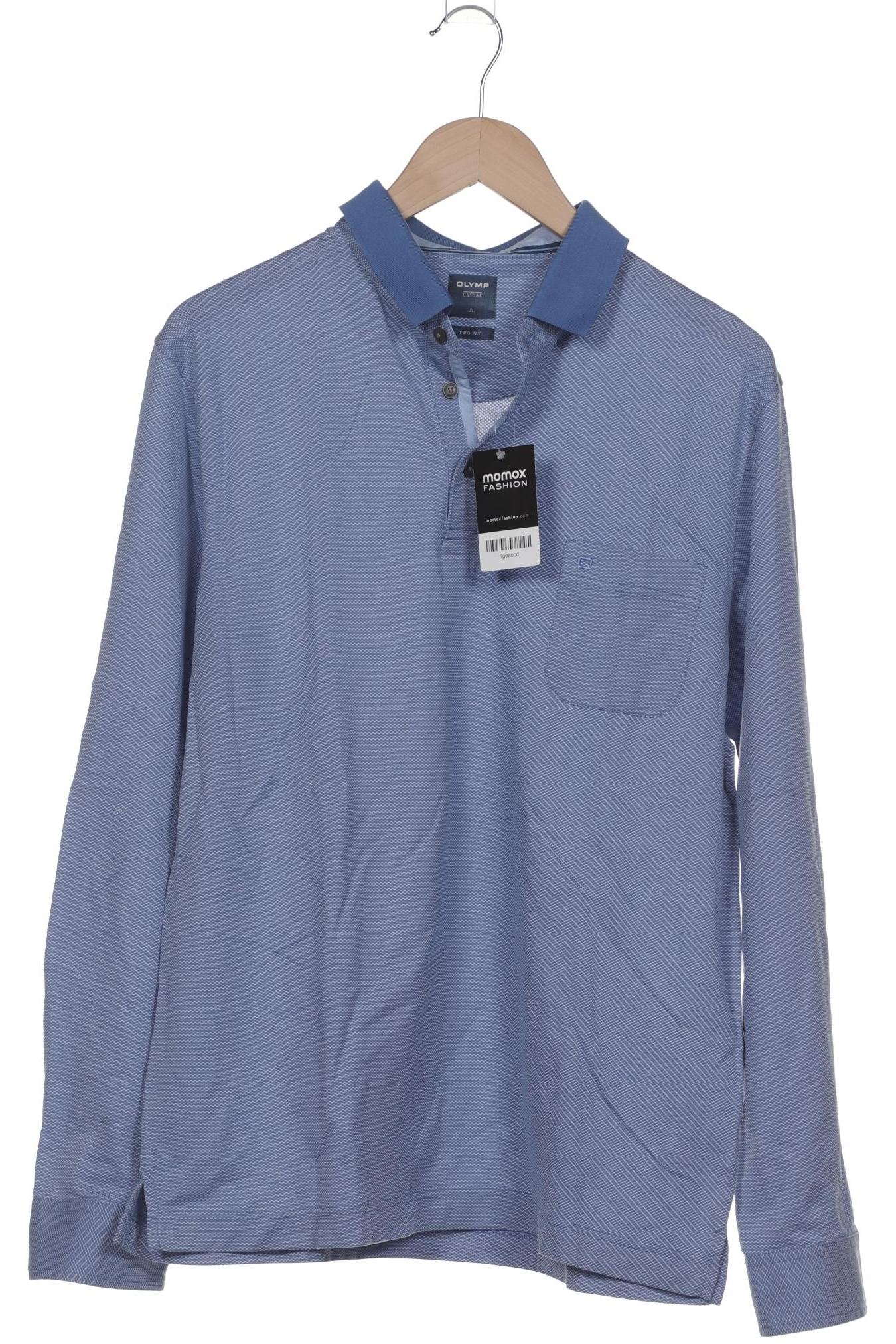 

Olymp Herren Poloshirt, blau, Gr. 54