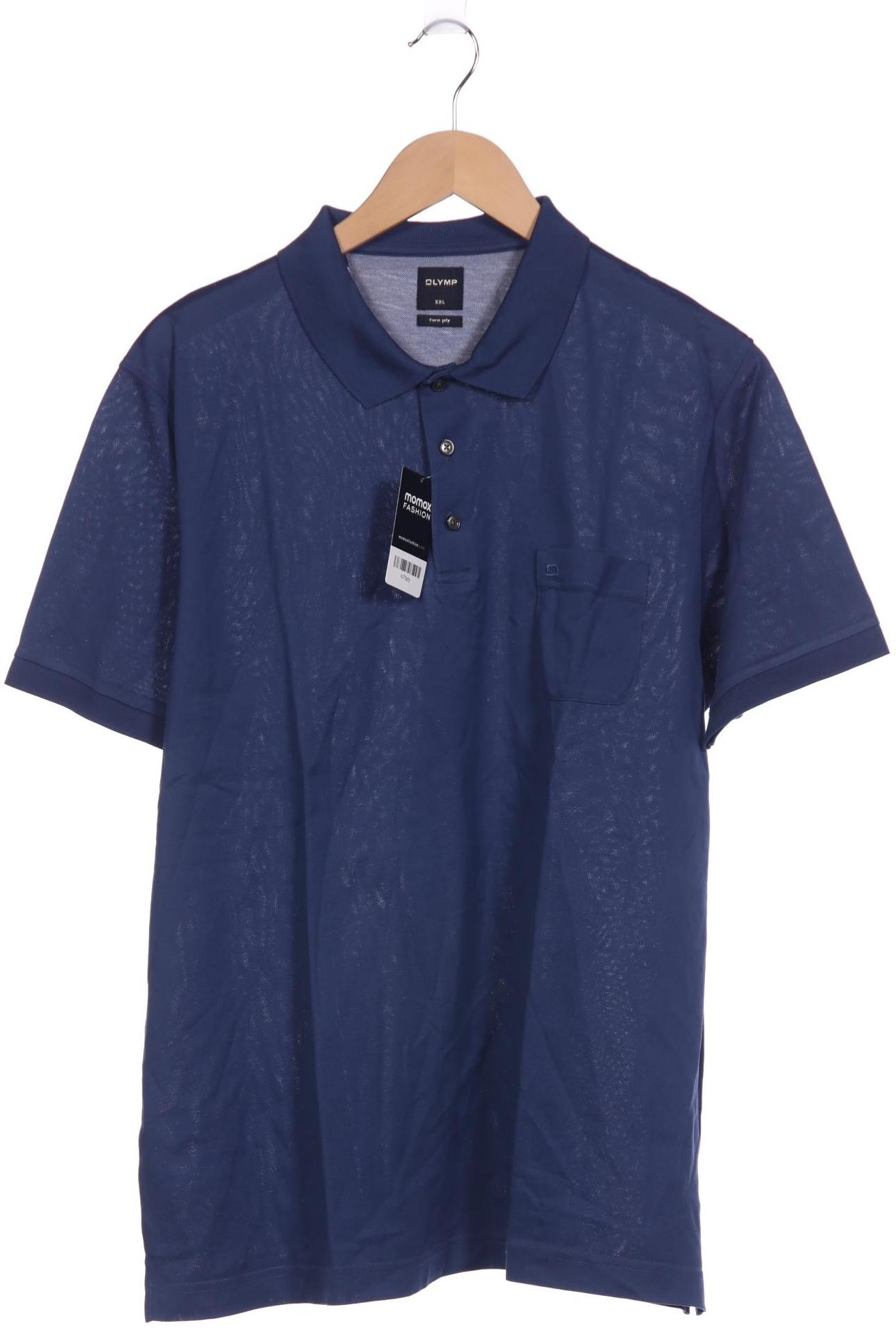 

Olymp Herren Poloshirt, blau, Gr. 56