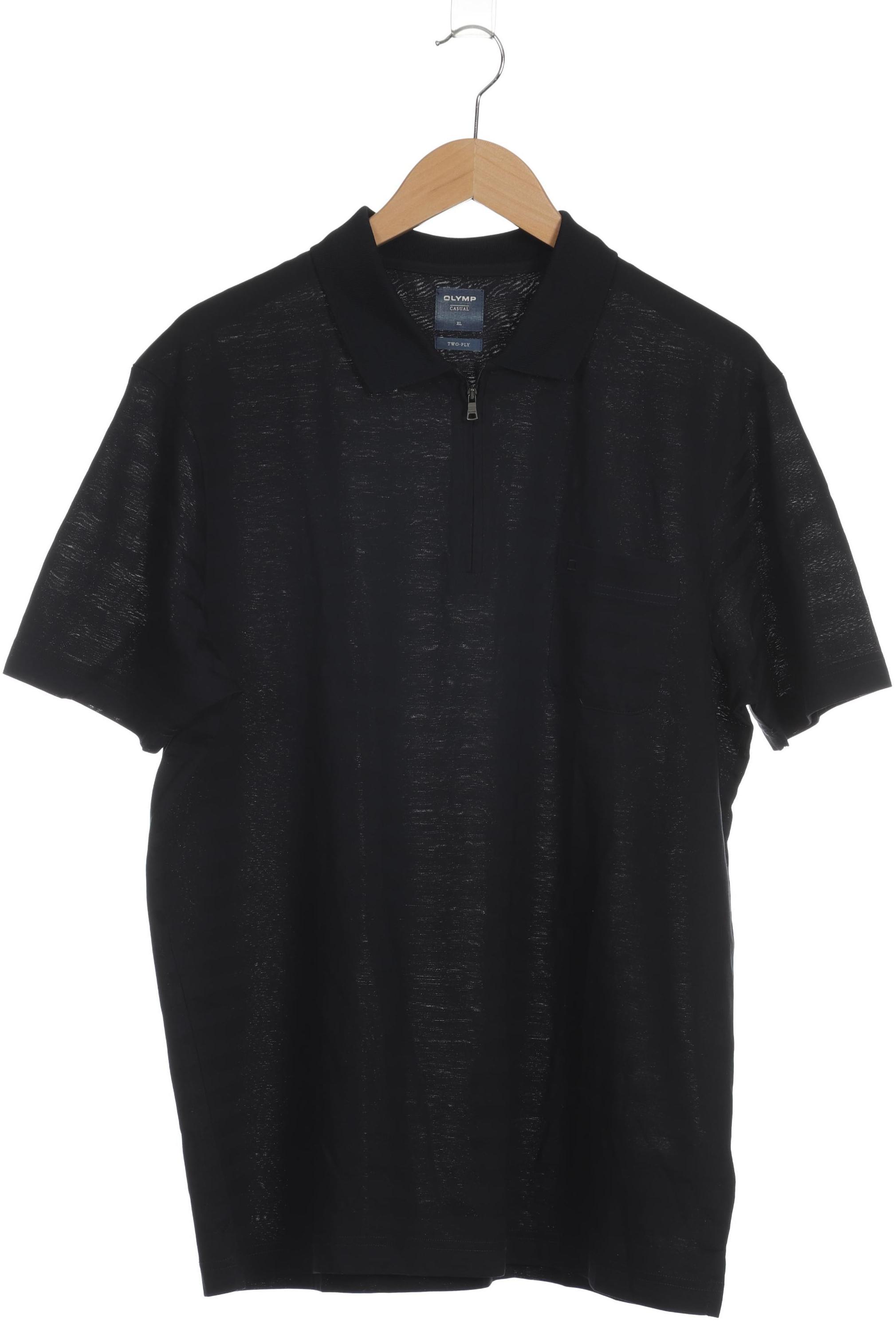 Thumbnail - Olymp Herren Poloshirt, schwarz, Gr.