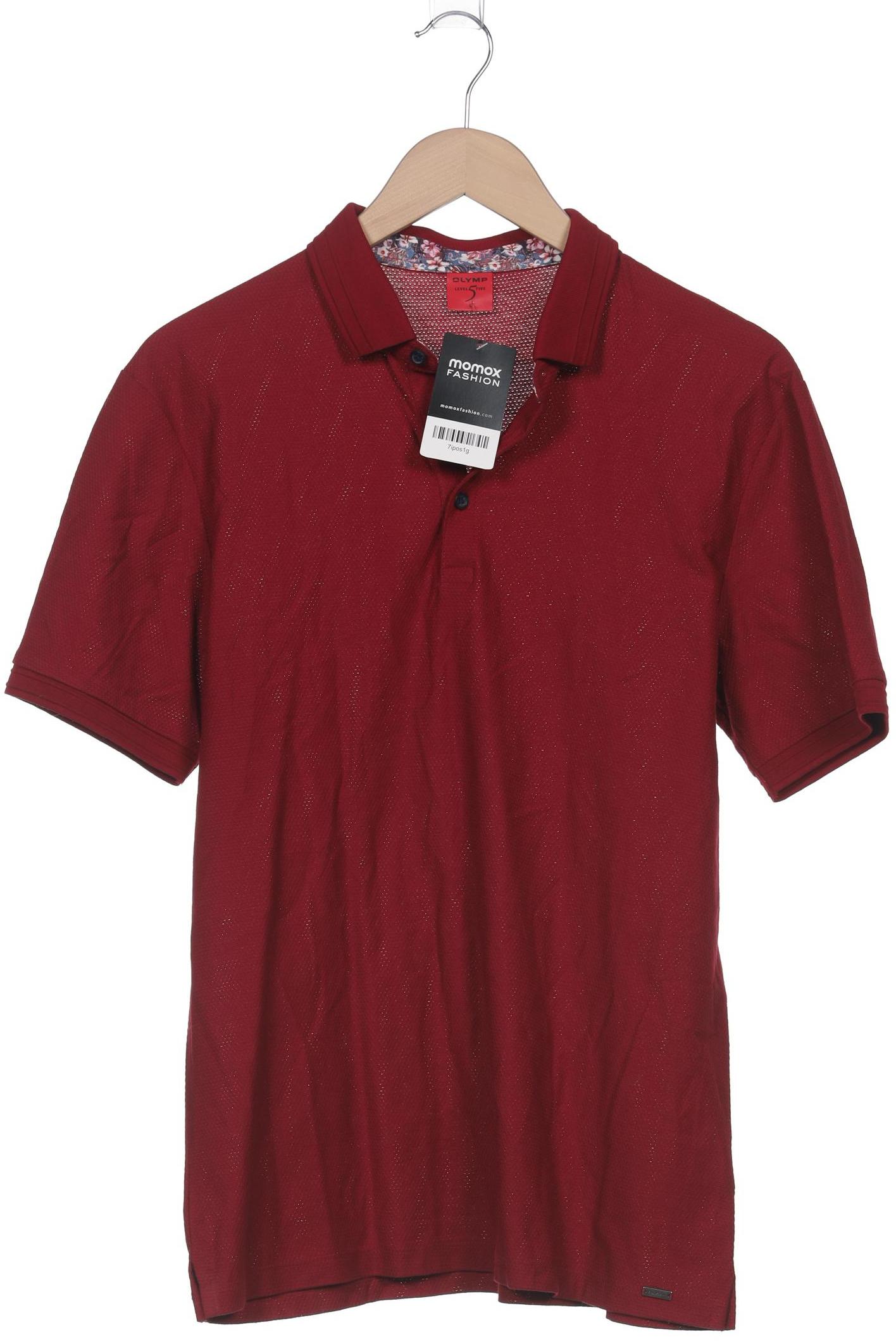 

Olymp Herren Poloshirt, bordeaux, Gr. 52