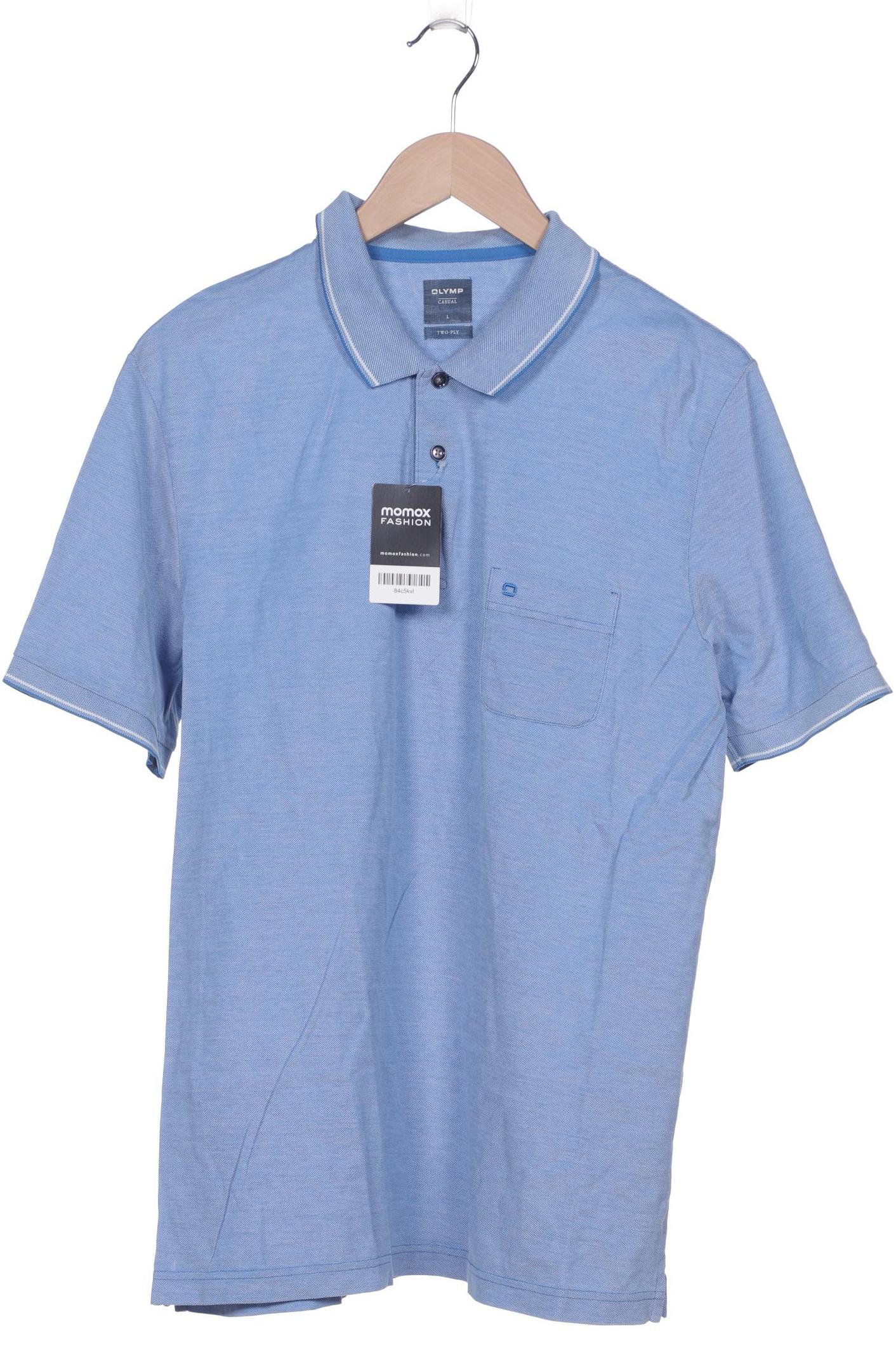 

Olymp Herren Poloshirt, blau, Gr. 52