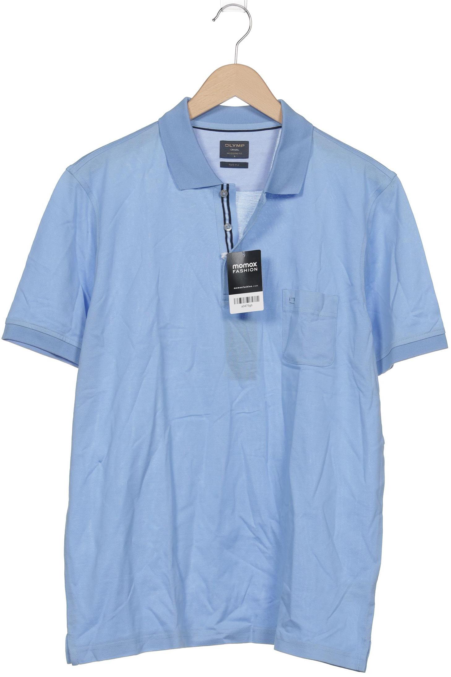 

Olymp Herren Poloshirt, blau, Gr. 52