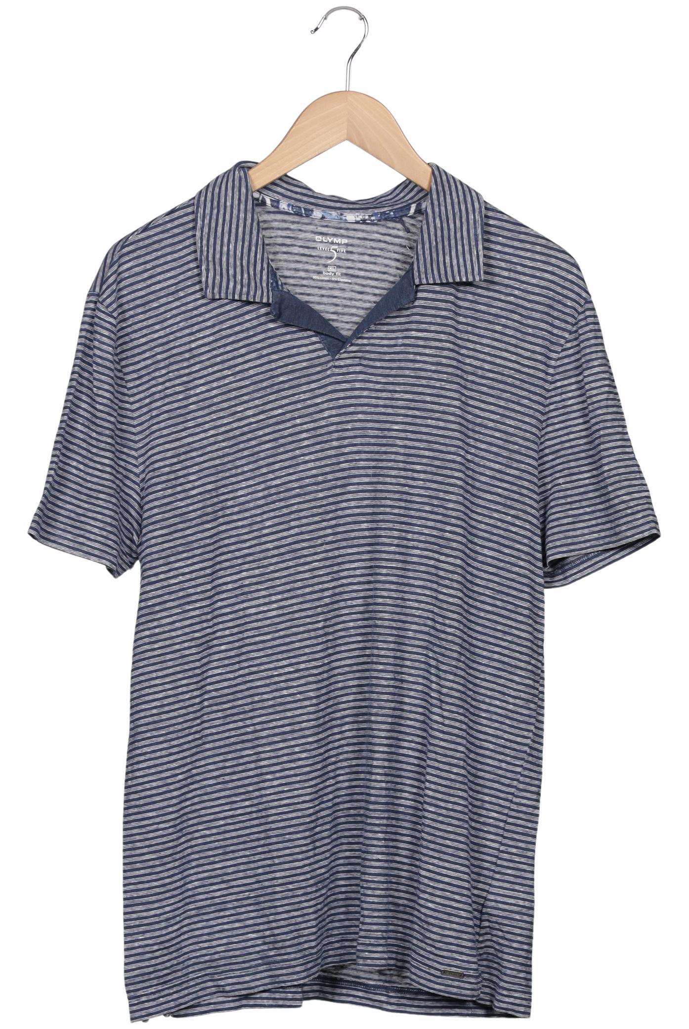 Thumbnail - Olymp Herren Poloshirt, marineblau, Gr. 54