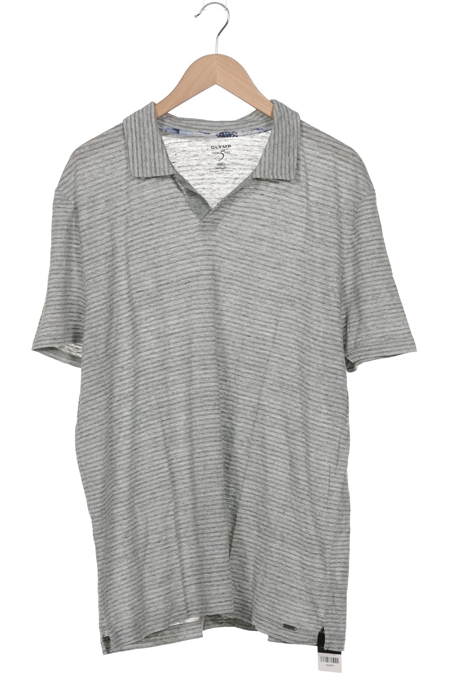 

Olymp Herren Poloshirt, grau, Gr. 56