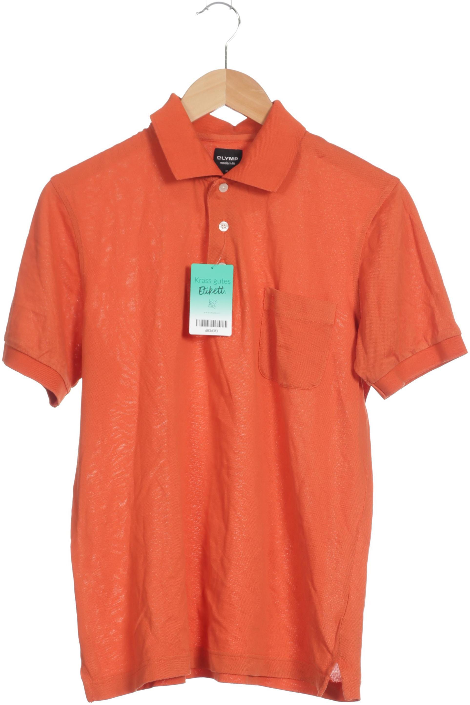Thumbnail - Olymp Herren Poloshirt, orange, Gr.
