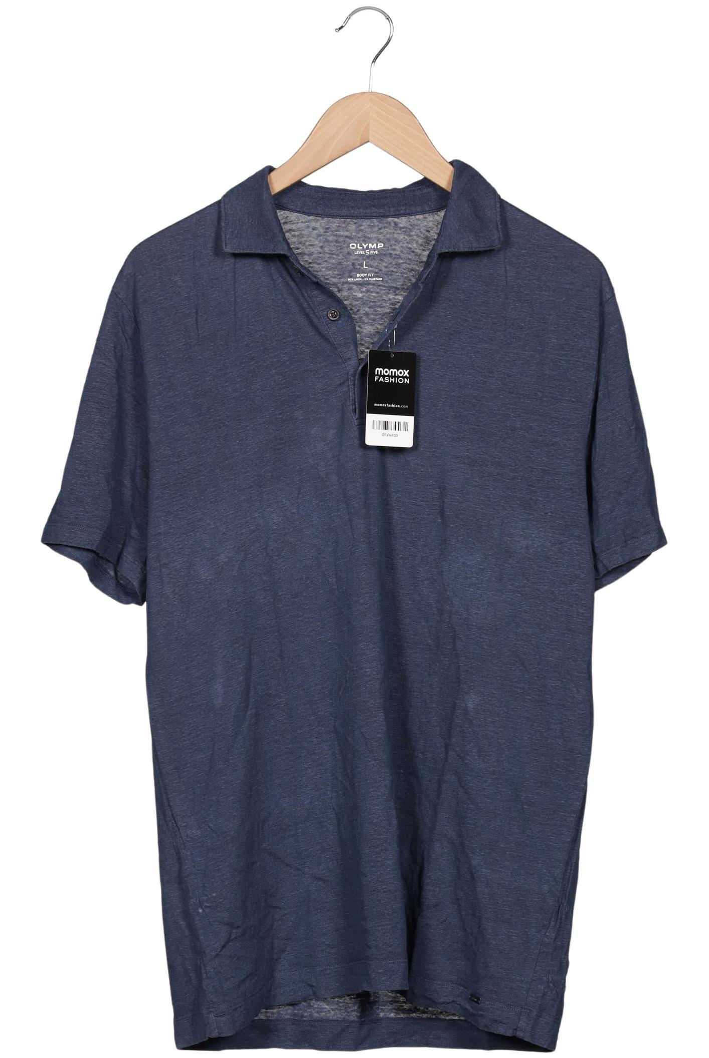 

Olymp Herren Poloshirt, blau, Gr. 52