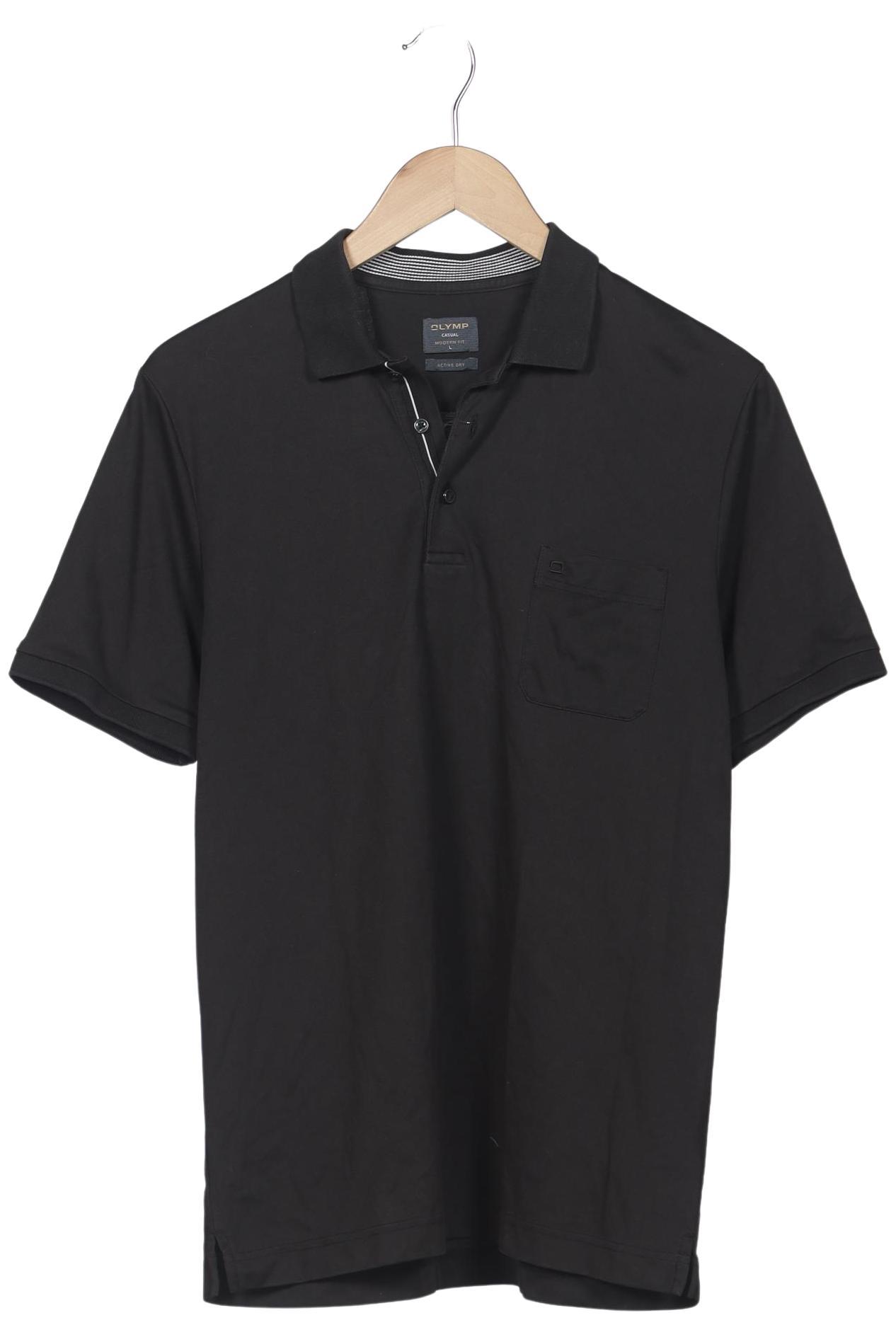 

Olymp Herren Poloshirt, schwarz, Gr. 52