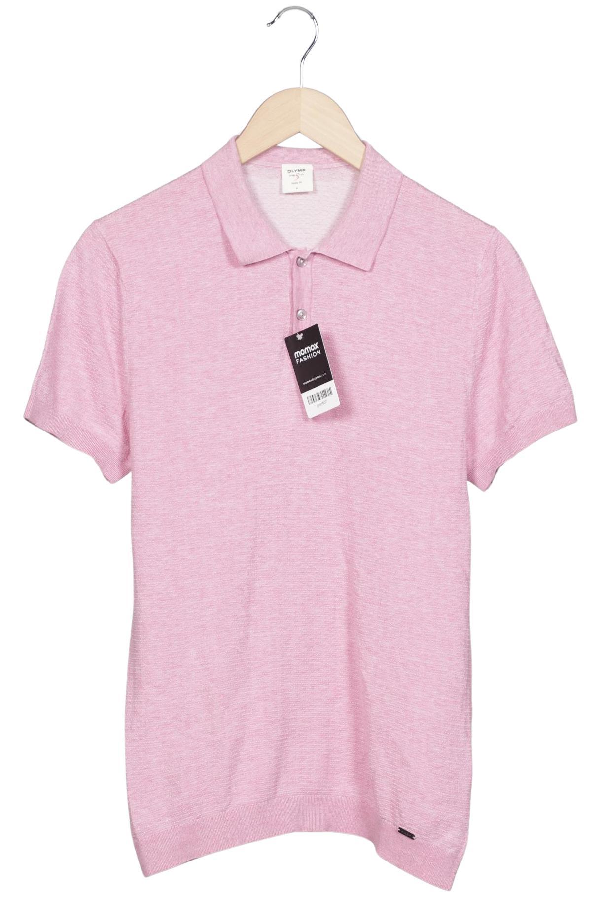 Thumbnail - Olymp Herren Poloshirt, pink, Gr. 46