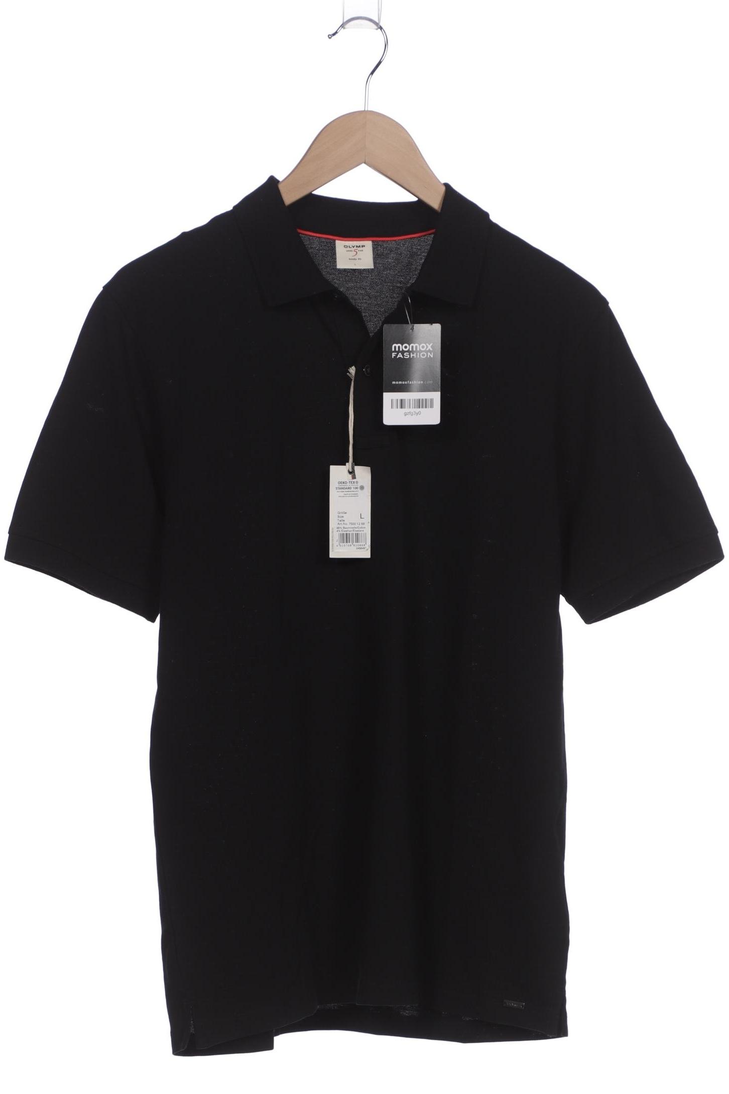 

Olymp Herren Poloshirt, schwarz, Gr. 52