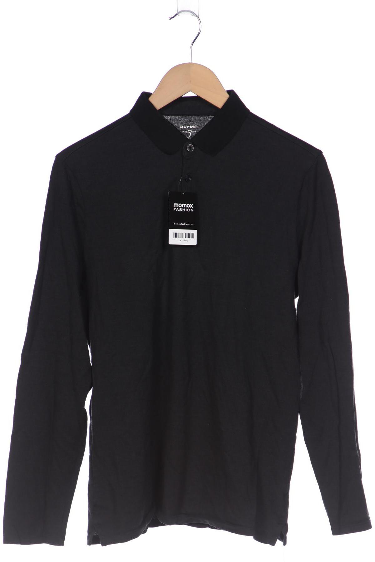 

Olymp Herren Poloshirt, schwarz