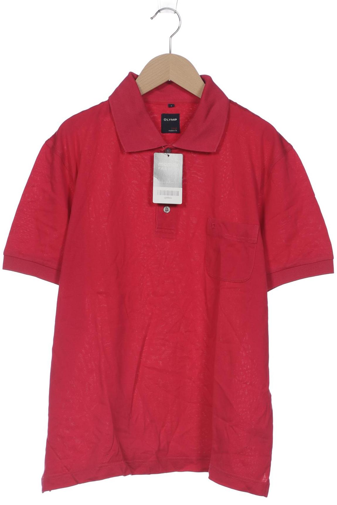 

Olymp Herren Poloshirt, pink, Gr. 52