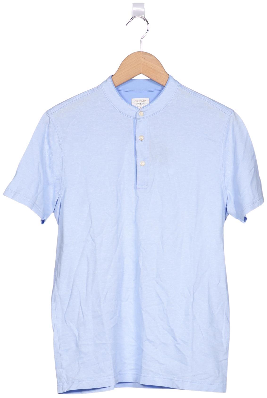 Thumbnail - Olymp Herren Poloshirt, hellblau, Gr. 46