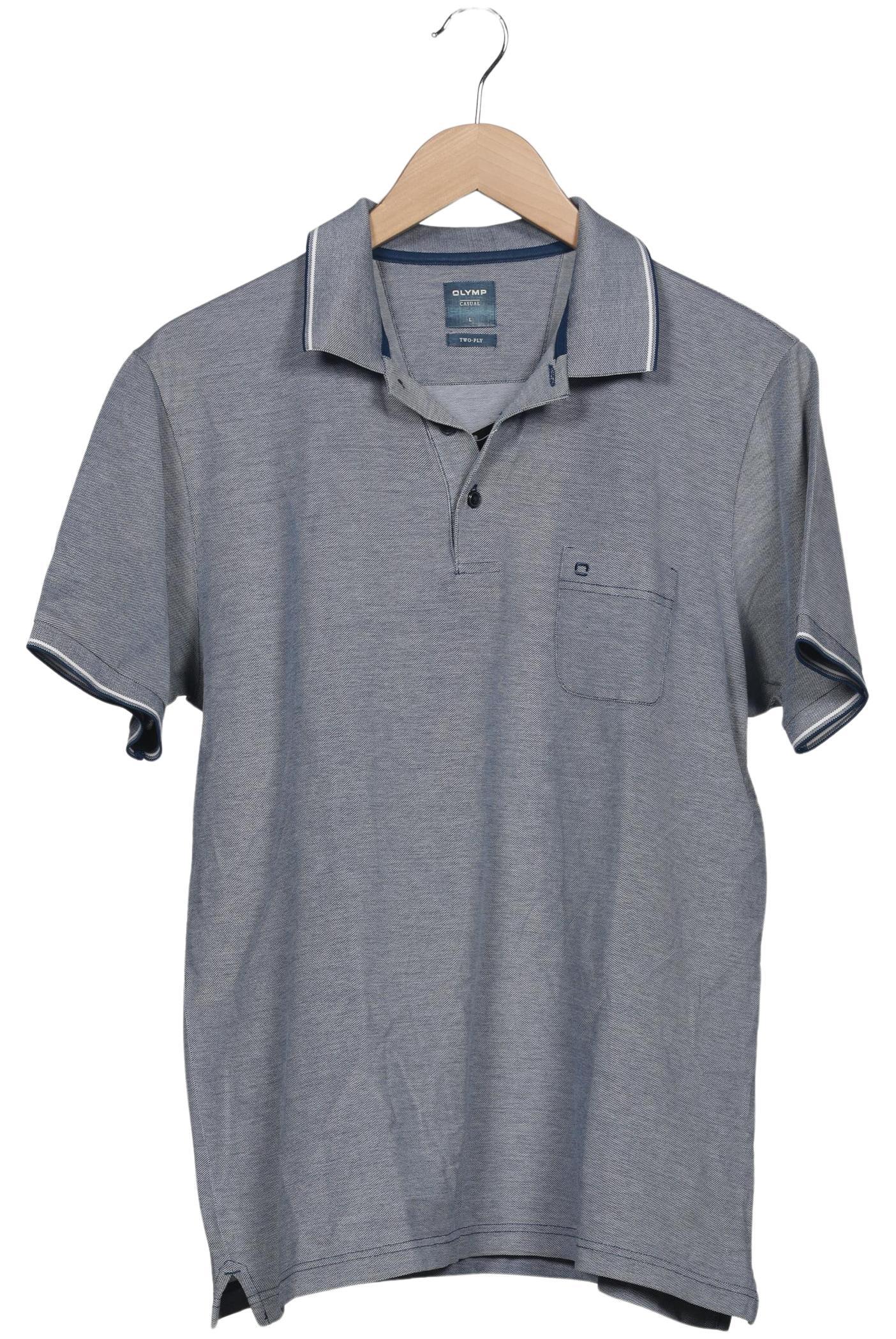 

Olymp Herren Poloshirt, grau, Gr. 52
