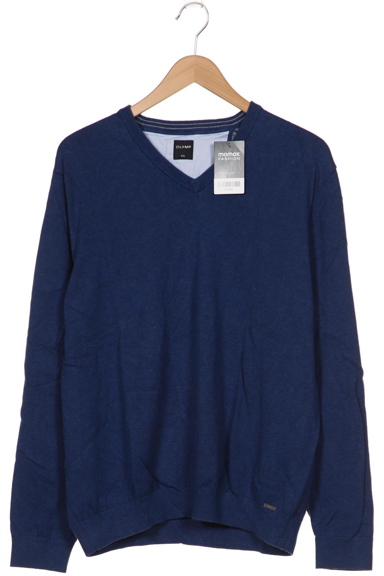 

Olymp Herren Pullover, blau, Gr. 56