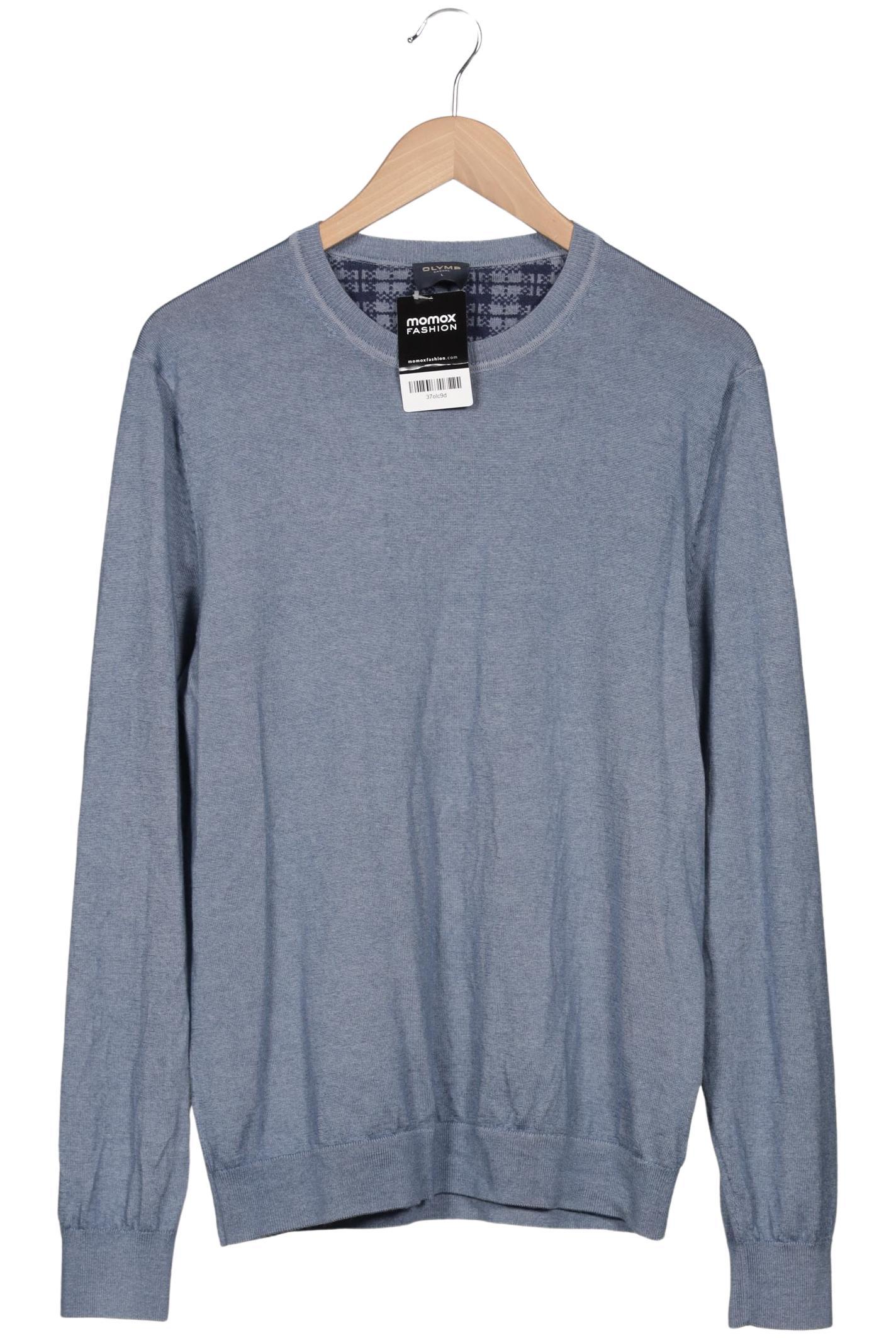 Thumbnail - Olymp Herren Pullover, blau, Gr. 52