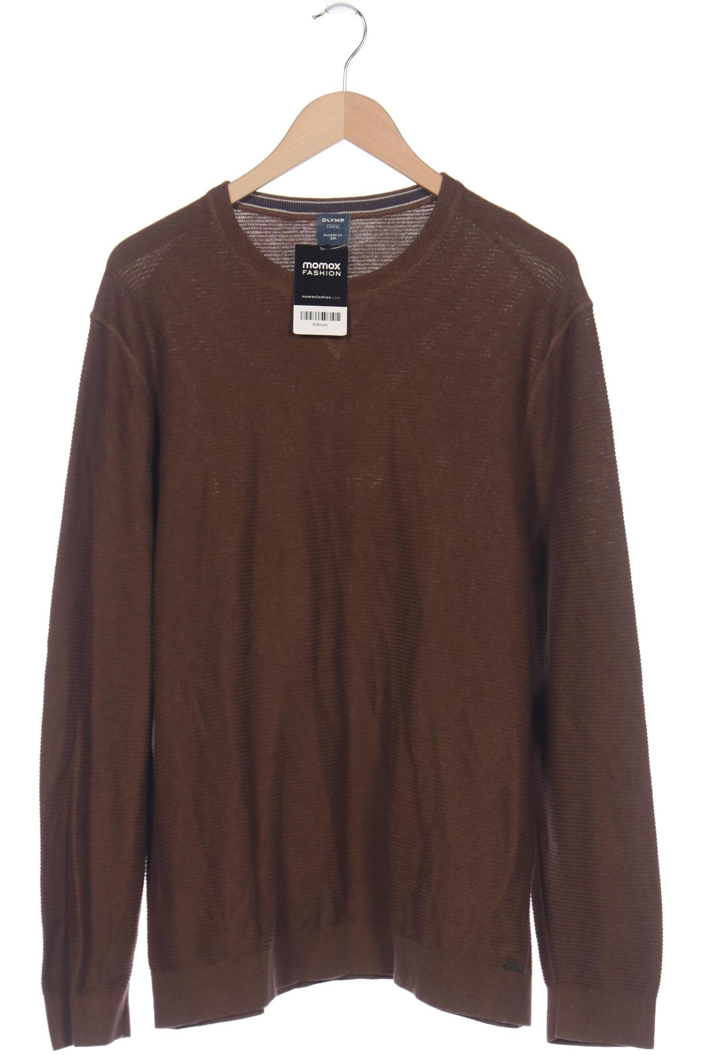 

Olymp Herren Pullover, braun, Gr. 56