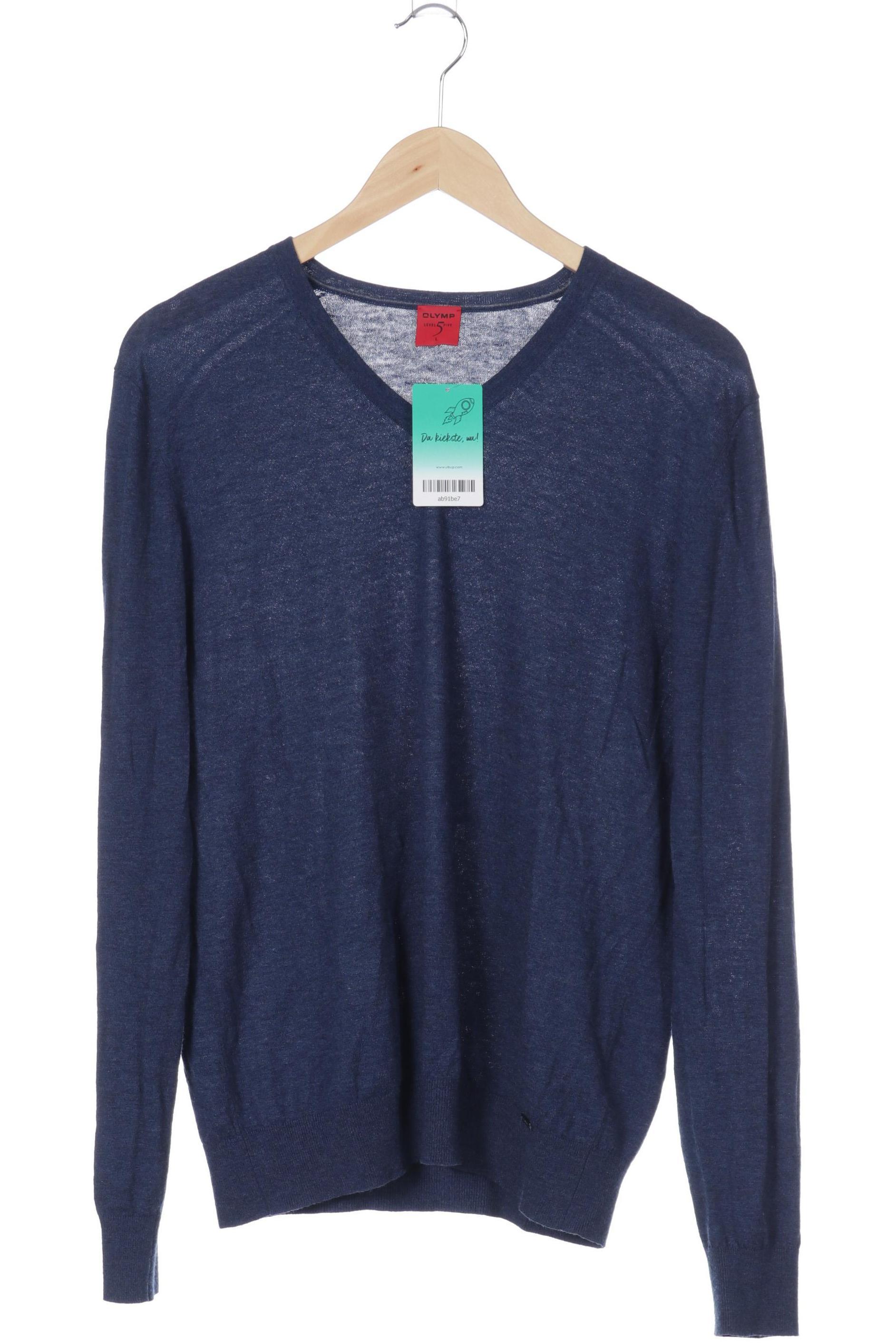 Thumbnail - Olymp Herren Pullover, blau, Gr.