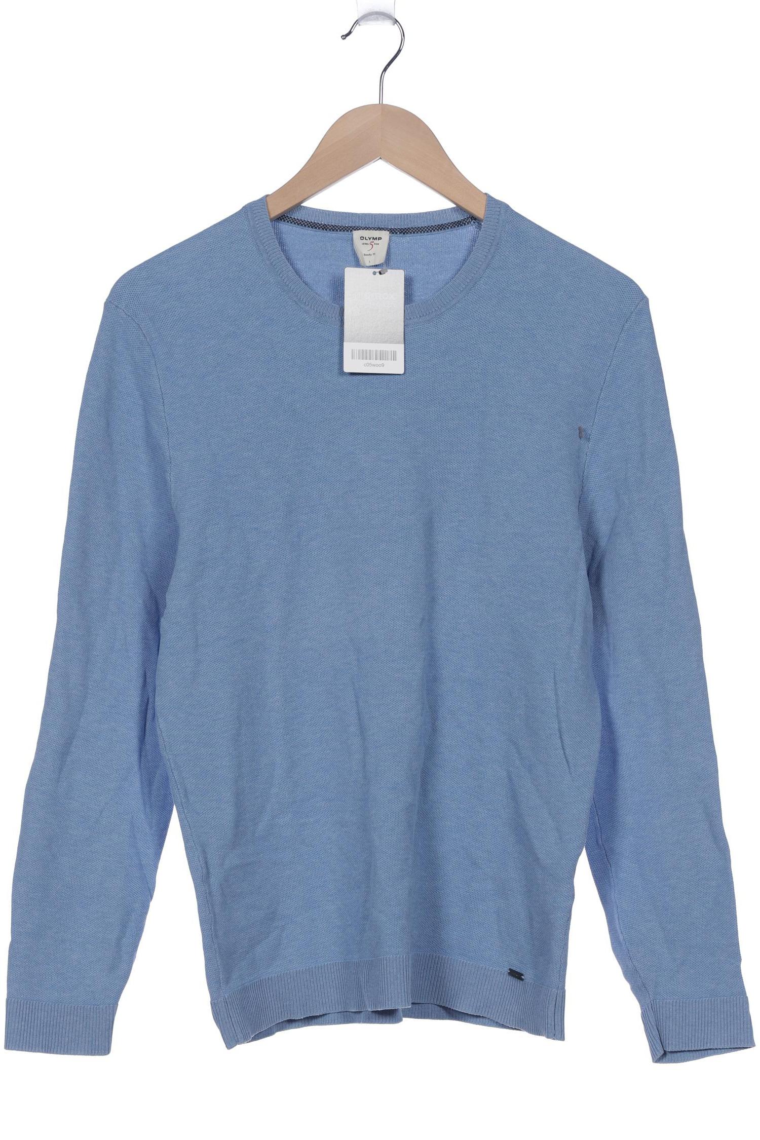 

Olymp Herren Pullover, hellblau