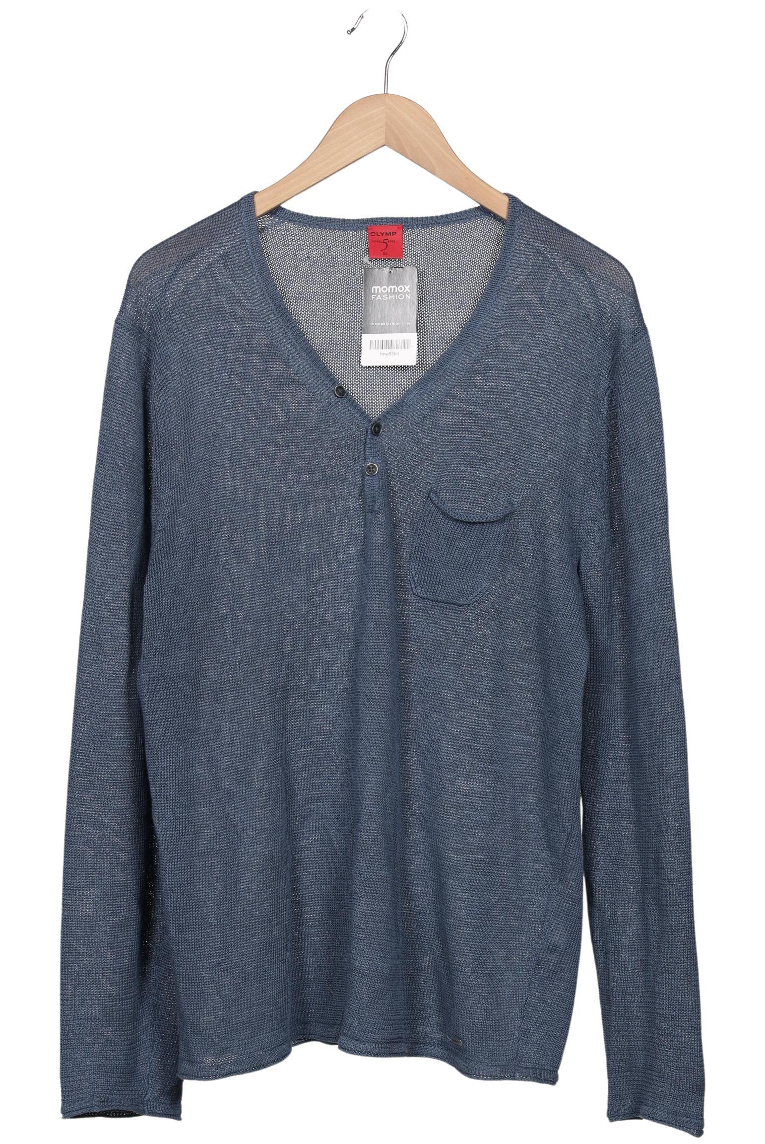 

Olymp Herren Pullover, blau, Gr. 54