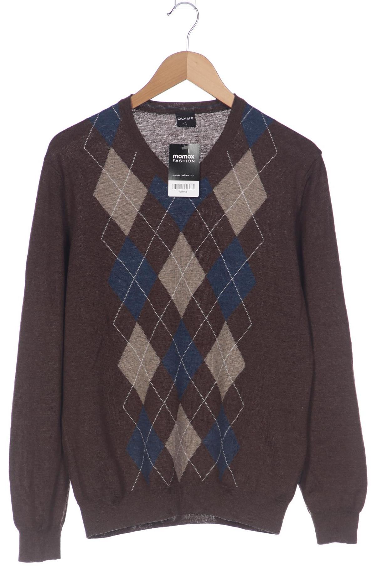 

Olymp Herren Pullover, braun, Gr. 48