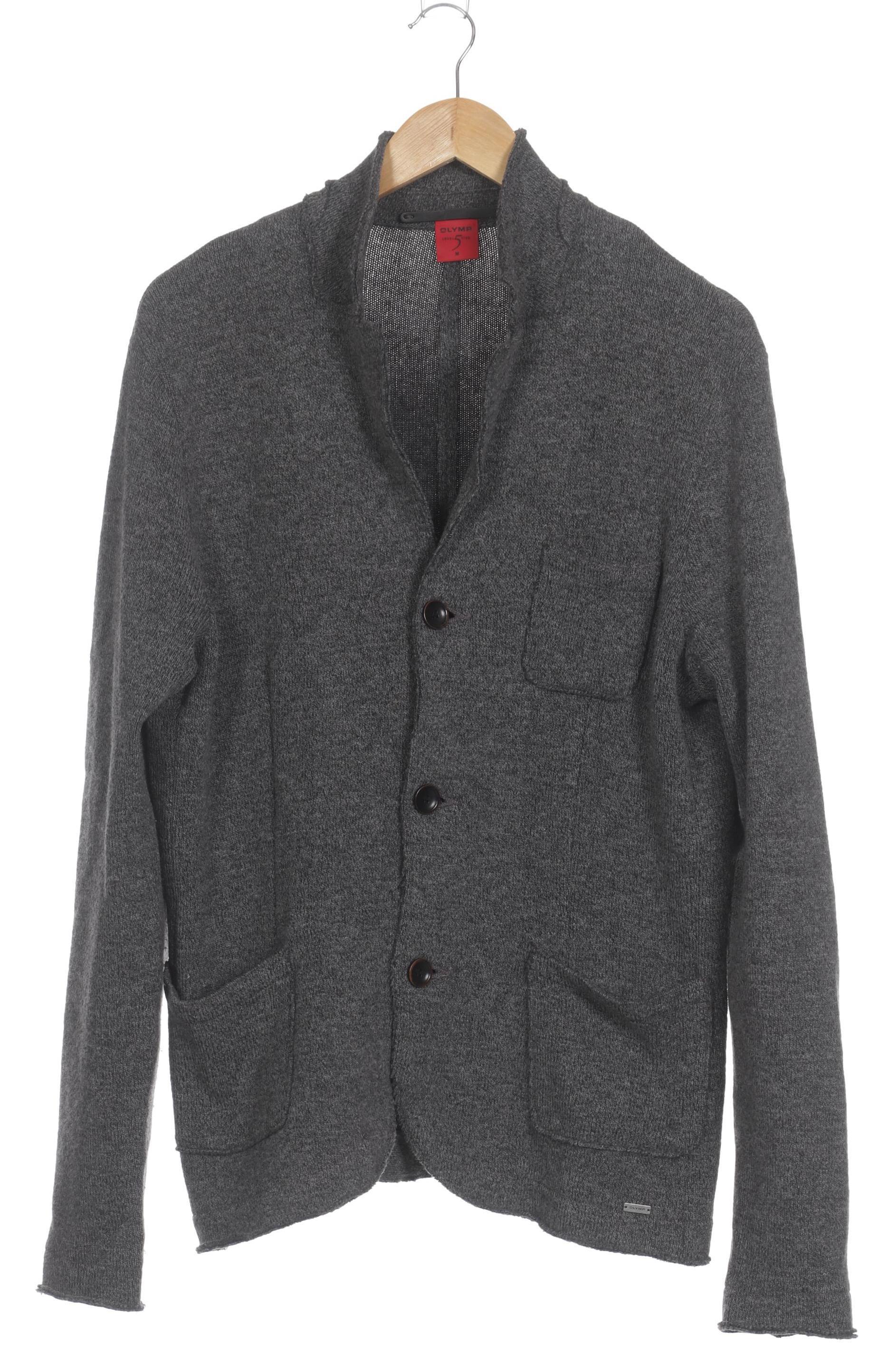 Thumbnail - Olymp Herren Strickjacke, grau, Gr.