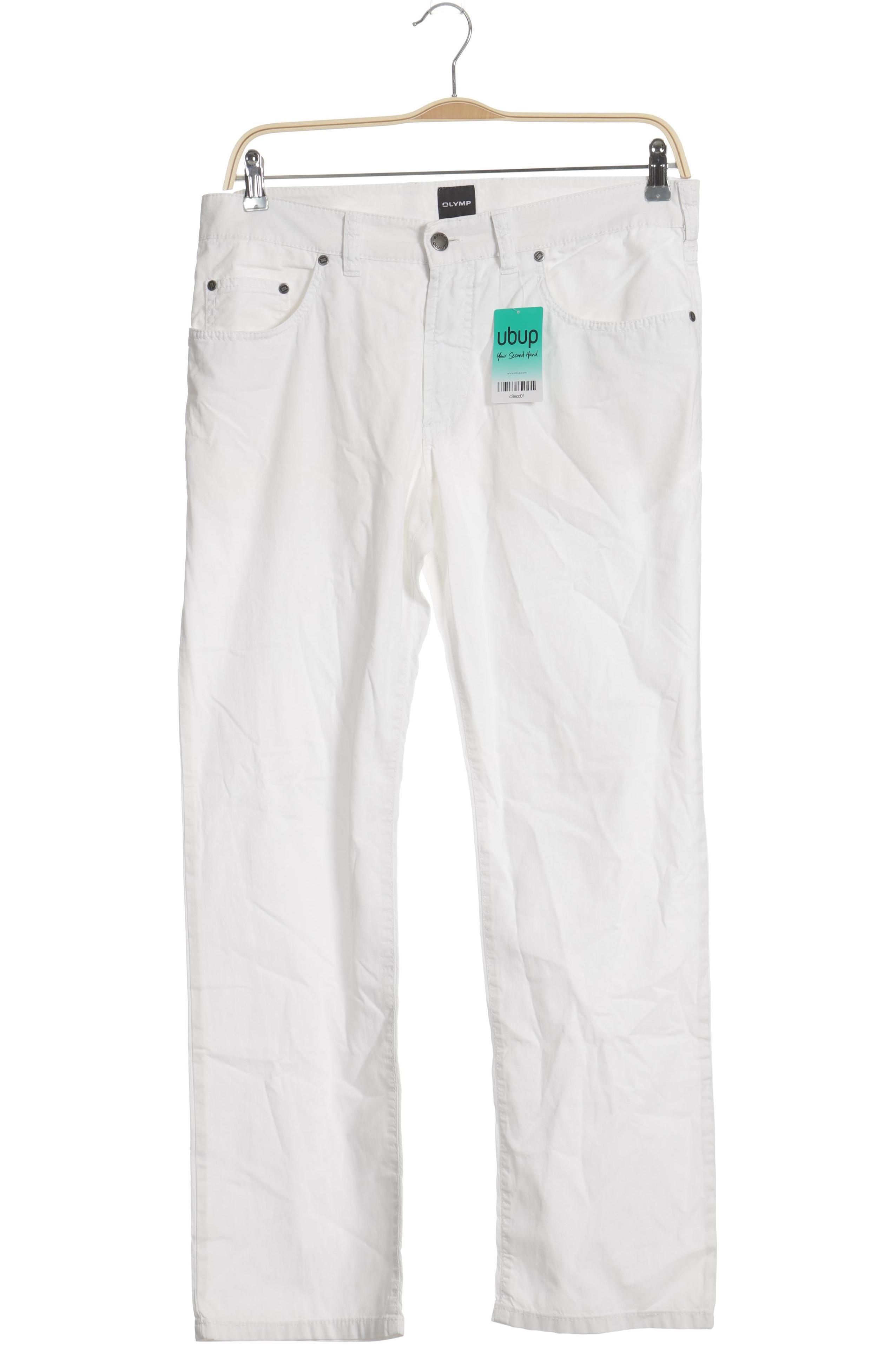 

Olymp Herren Stoffhose, weiß, Gr. 34