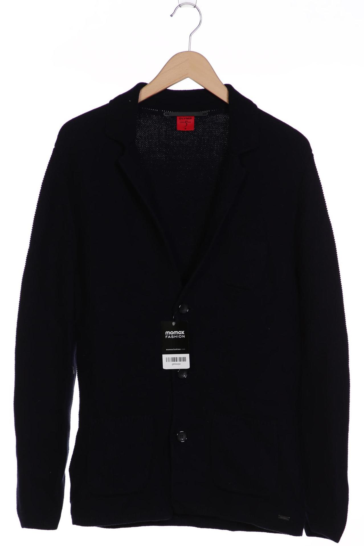 

Olymp Herren Strickjacke, marineblau