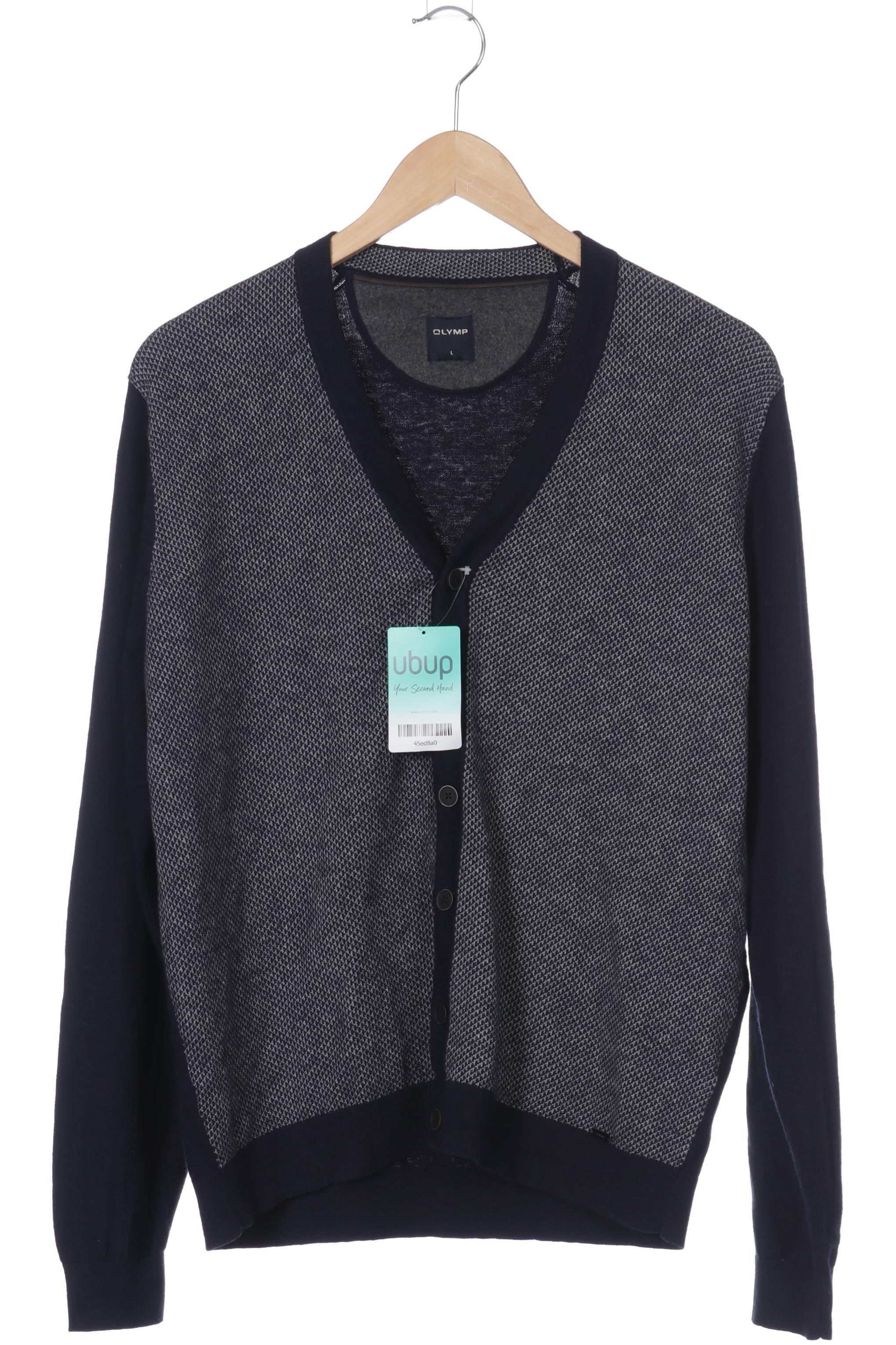 Thumbnail - Olymp Herren Strickjacke, blau, Gr.