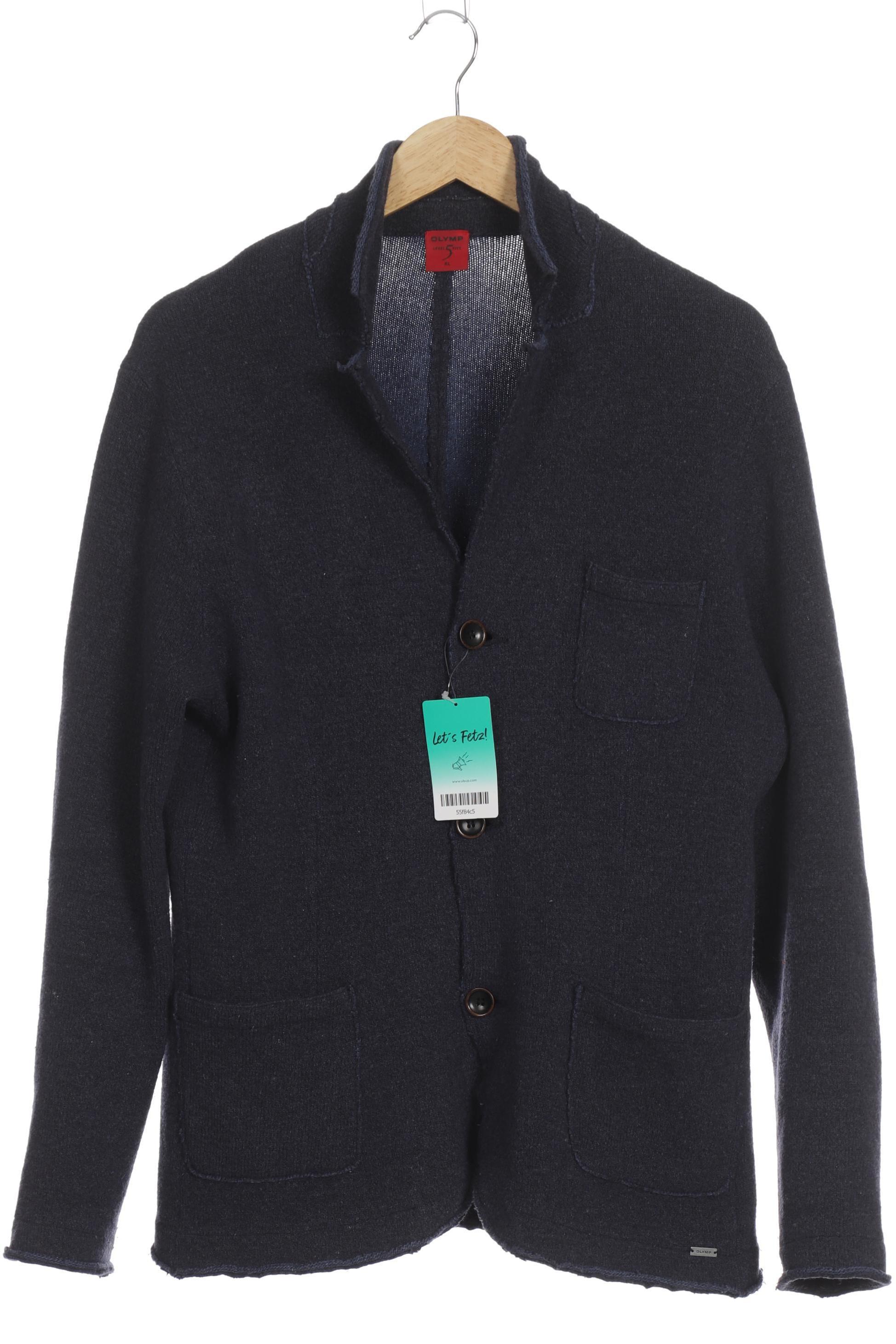 Thumbnail - Olymp Herren Strickjacke, blau, Gr.