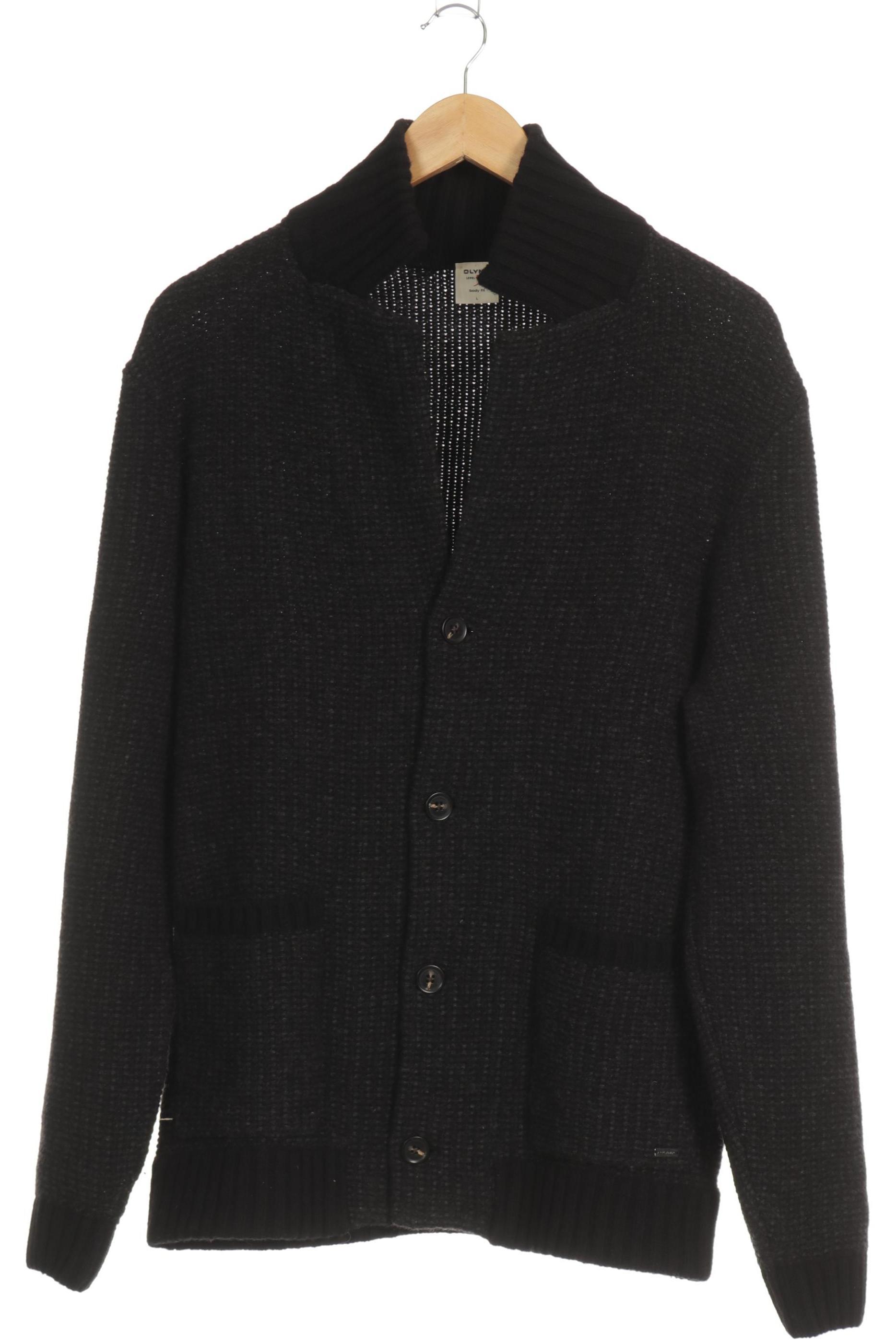 

Olymp Herren Strickjacke, schwarz, Gr.