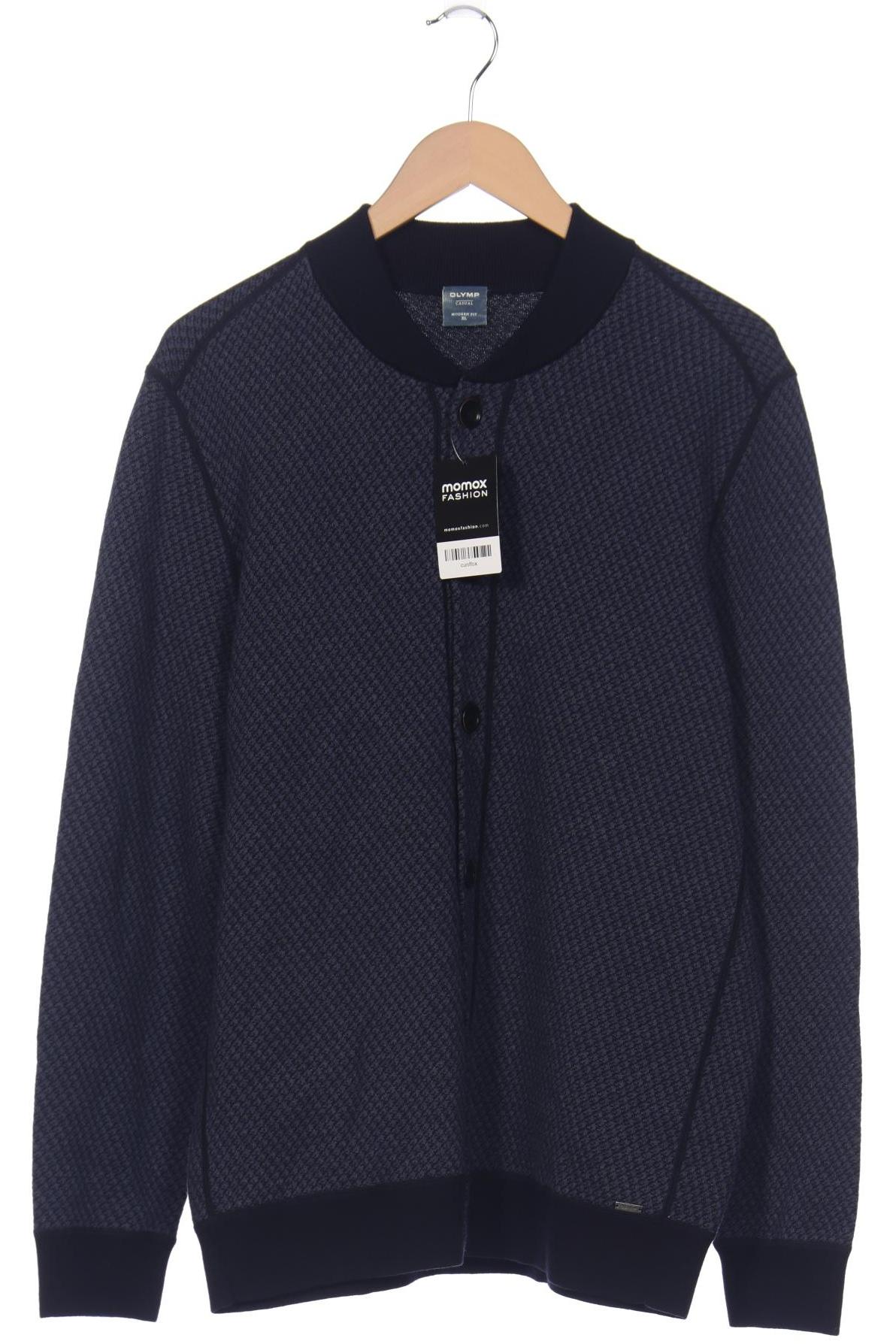 

Olymp Herren Strickjacke, marineblau