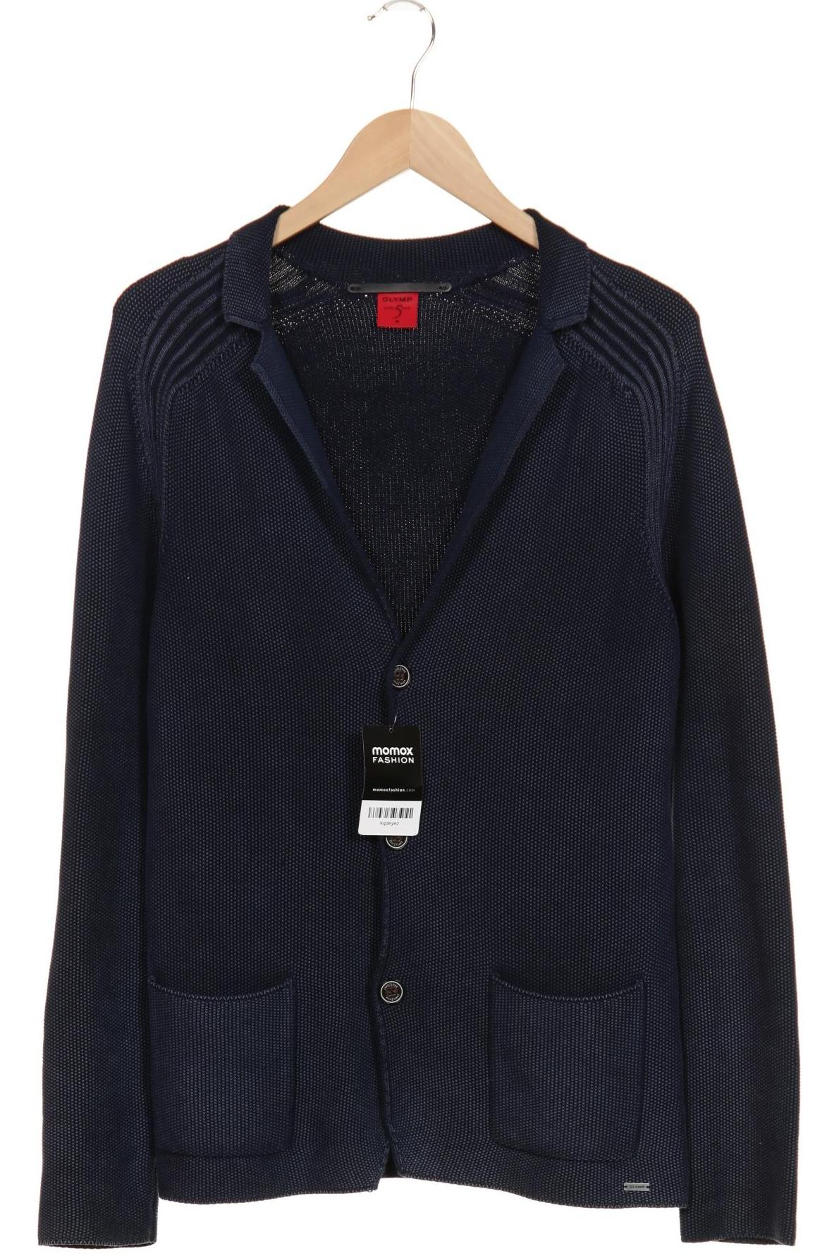 

Olymp Herren Strickjacke, marineblau, Gr. 48