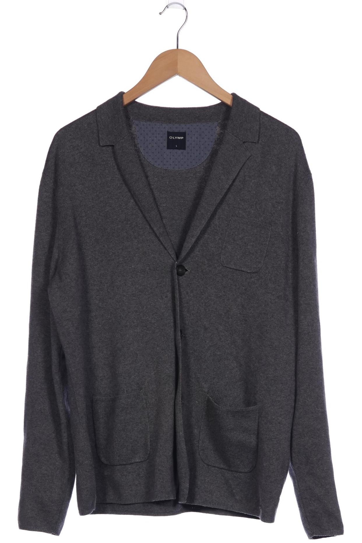 

Olymp Herren Strickjacke, grau, Gr. 52