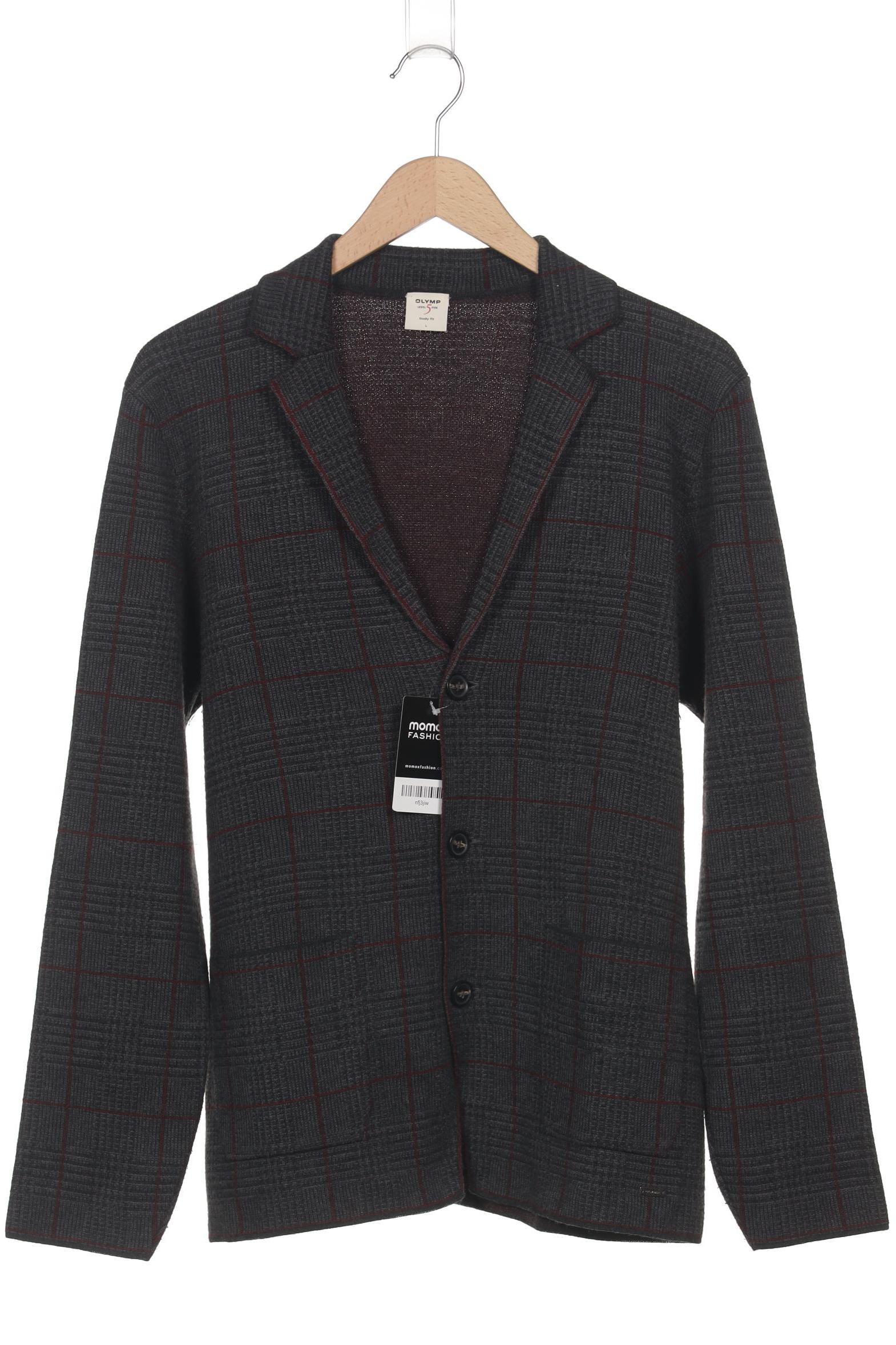 

Olymp Herren Strickjacke, grau, Gr. 52