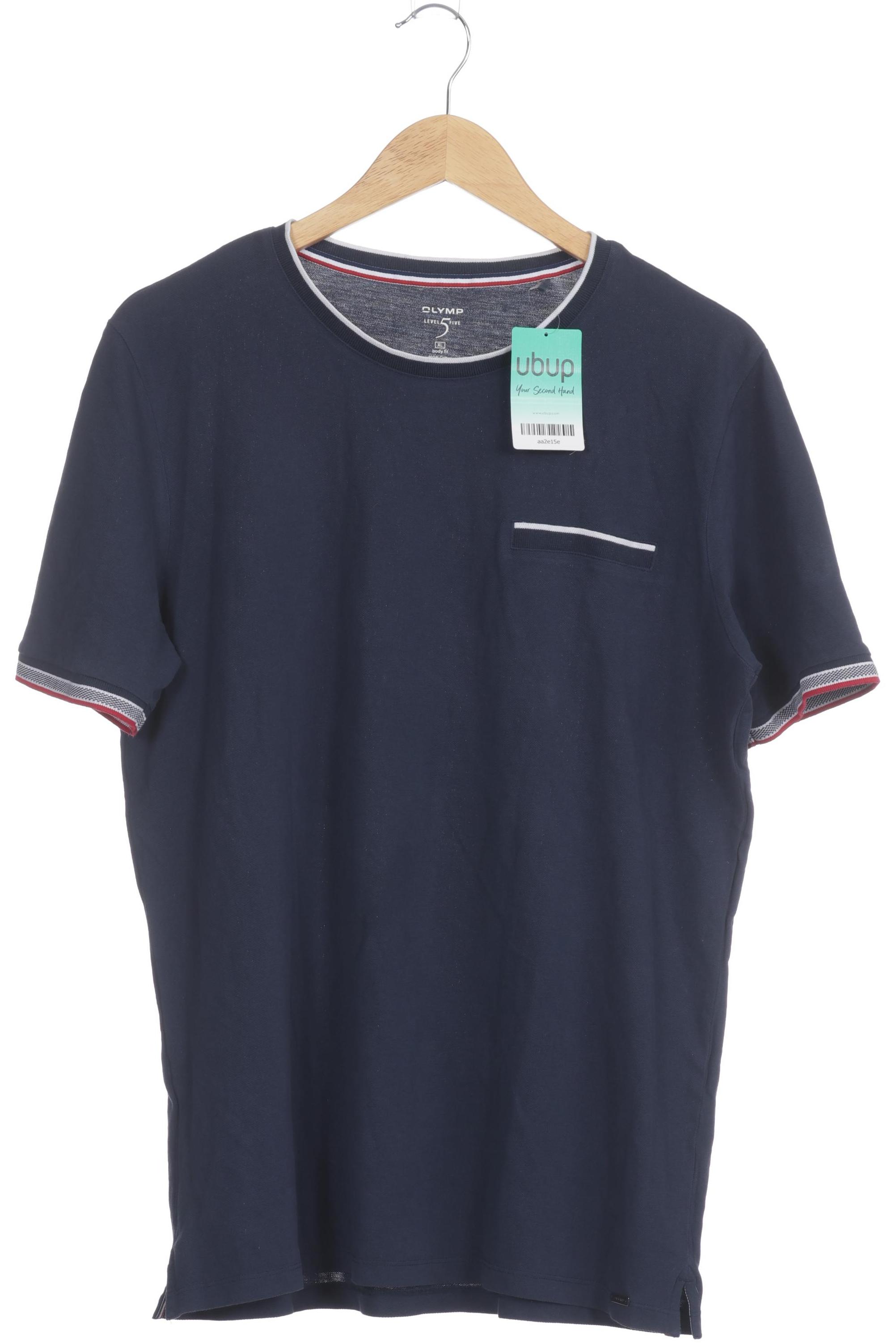 Thumbnail - Olymp Herren T-Shirt, blau, Gr. 54