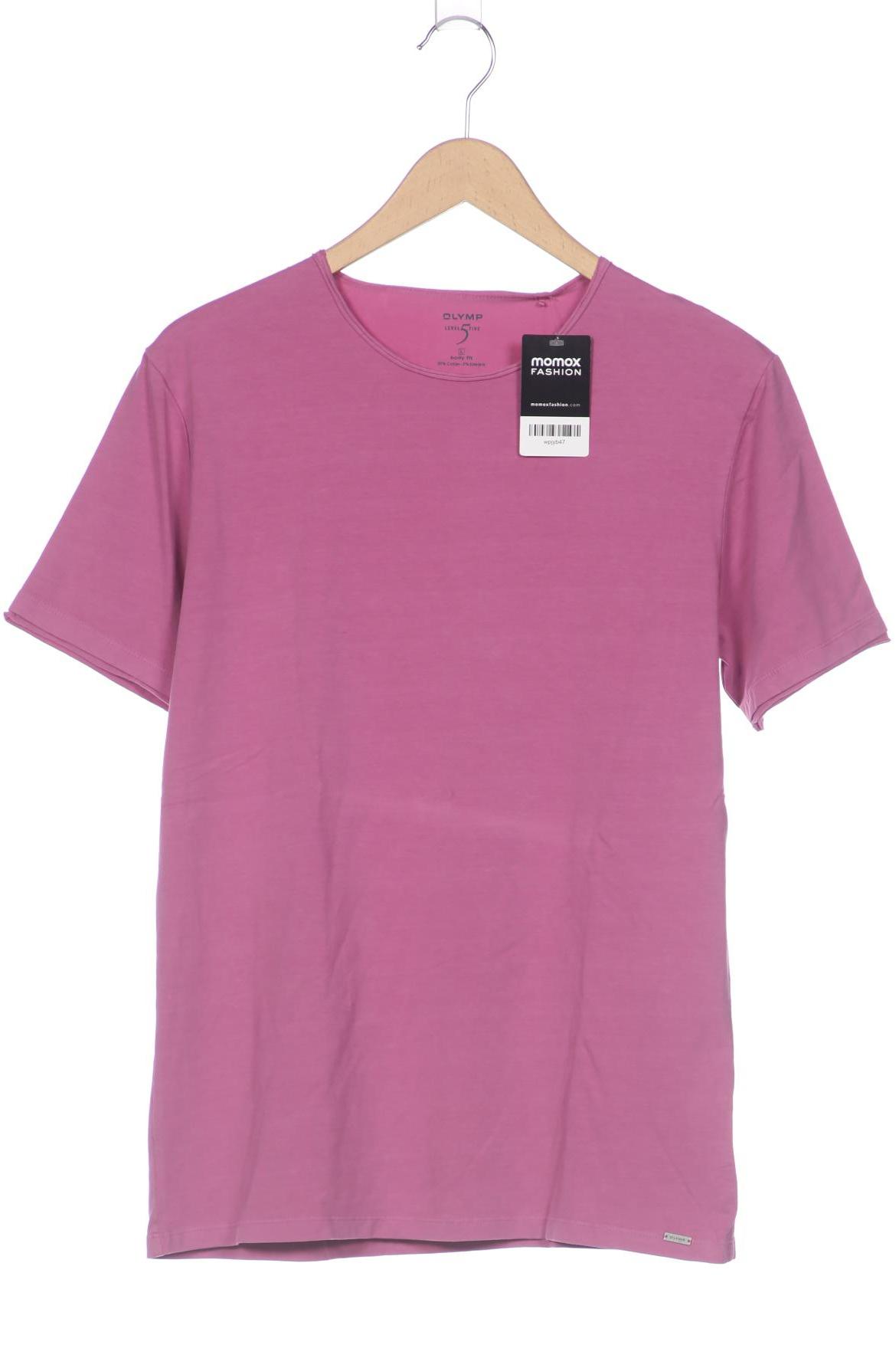 Thumbnail - Olymp Herren T-Shirt, pink, Gr. 52