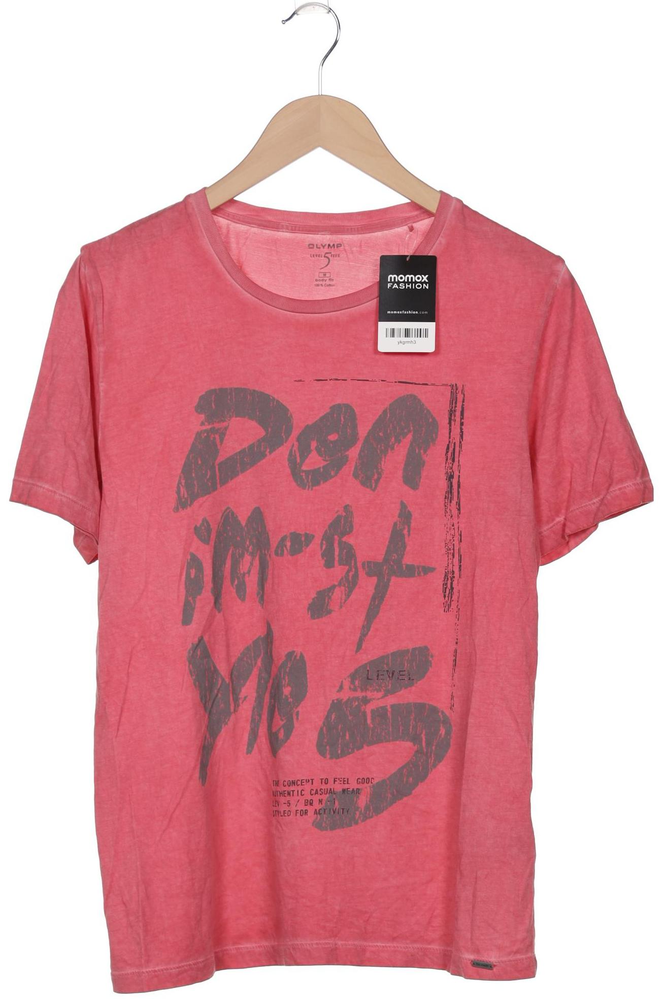 

Olymp Herren T-Shirt, pink, Gr. 48
