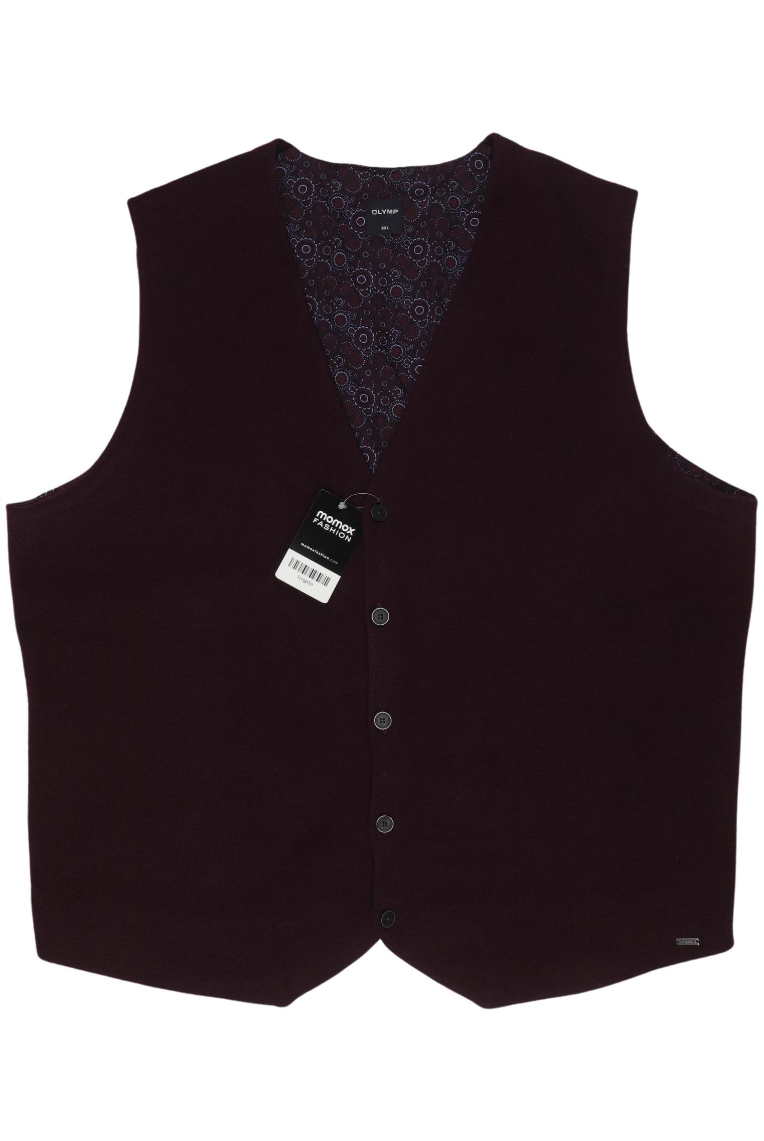 Thumbnail - Olymp Herren Weste, bordeaux, Gr. 58
